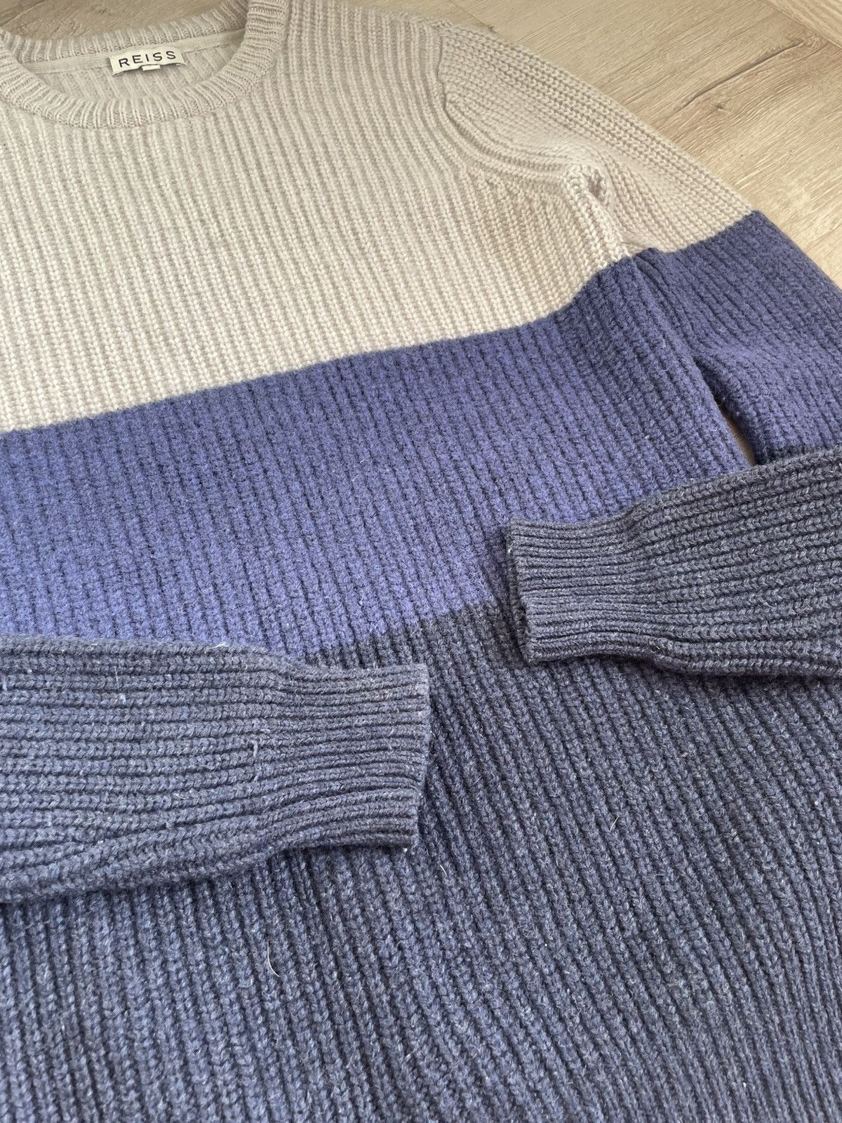 Reiss Rare Reiss Sweater Lambswool Knit Striped Y2k Design Size US S / EU 44-46 / 1 - 6 Thumbnail