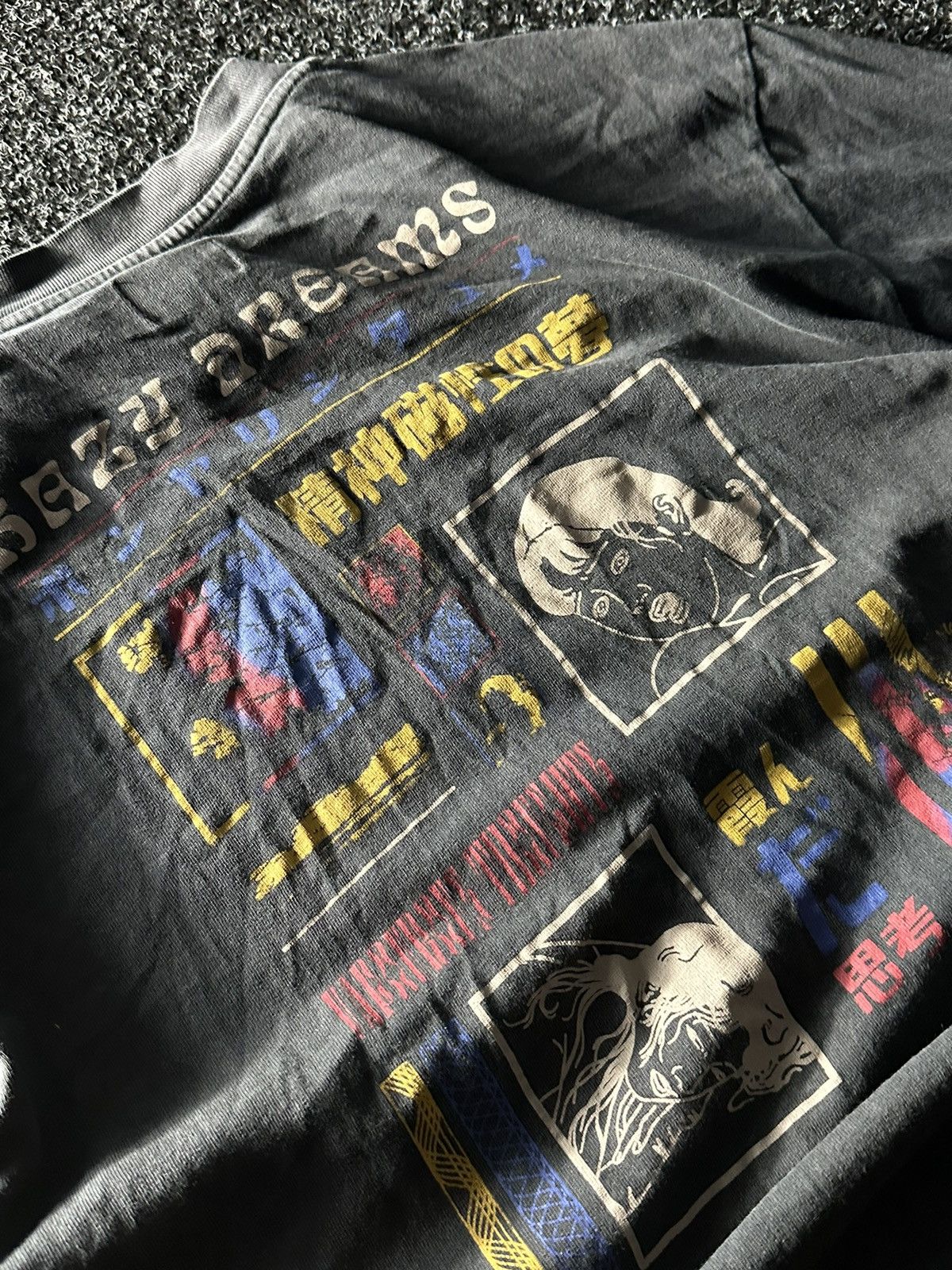 Edwin × Hysteric Glamour × Japanese Brand 🚨EDWIN PUNKS STYLE LONG SLEEVE JAPANESE RARE TRUE DISTRESSED Size US S / EU 44-46 / 1 - 3 Thumbnail