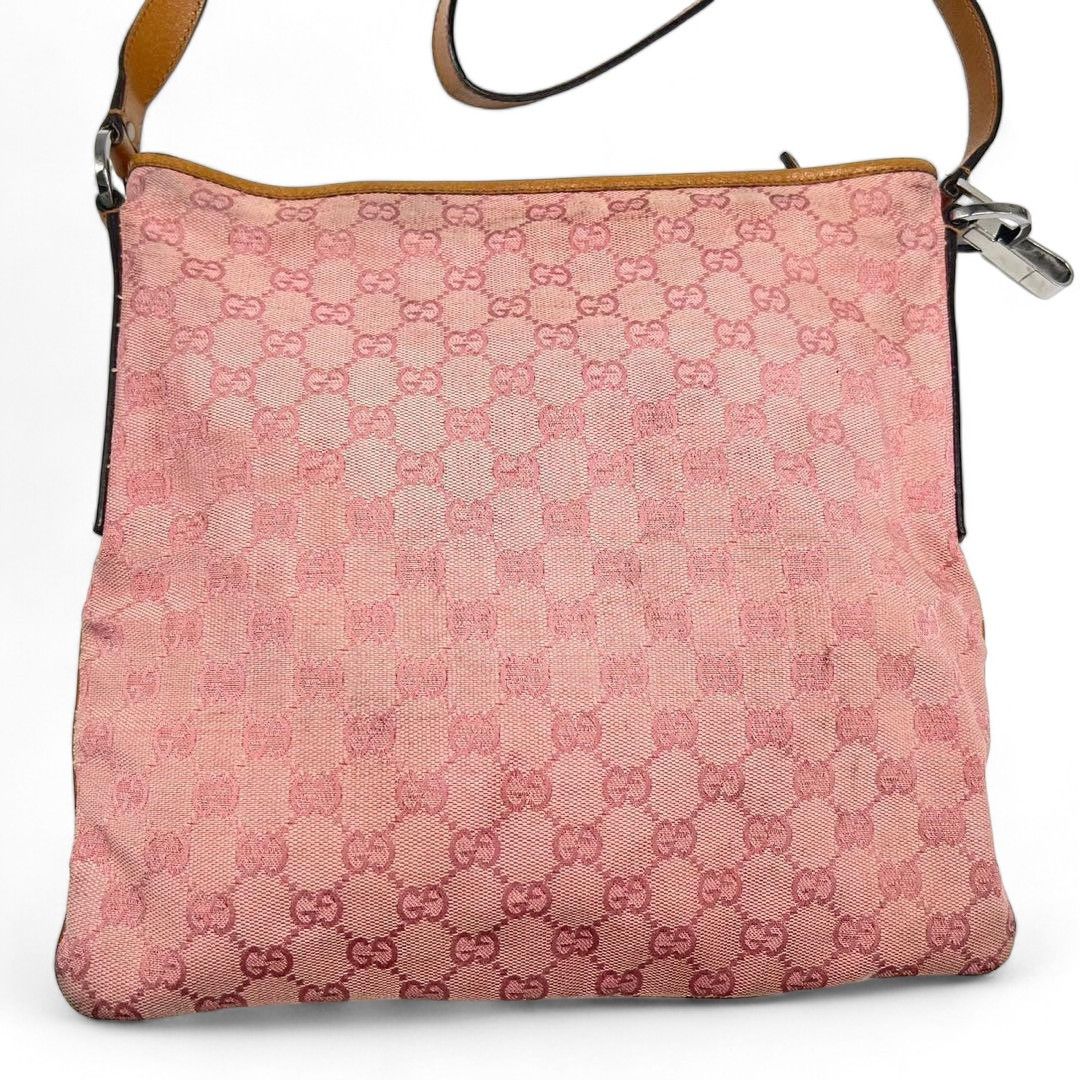 Gucci Gucci - Pink Shoulder Bag Crossbody Leather Canvas Size ONE SIZE - 2 Thumbnail