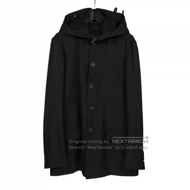 Yohji Yamamoto Yohji Yamamoto Hooded Jacket for Men. Size US M / EU 48-50 / 2 - 2 Thumbnail