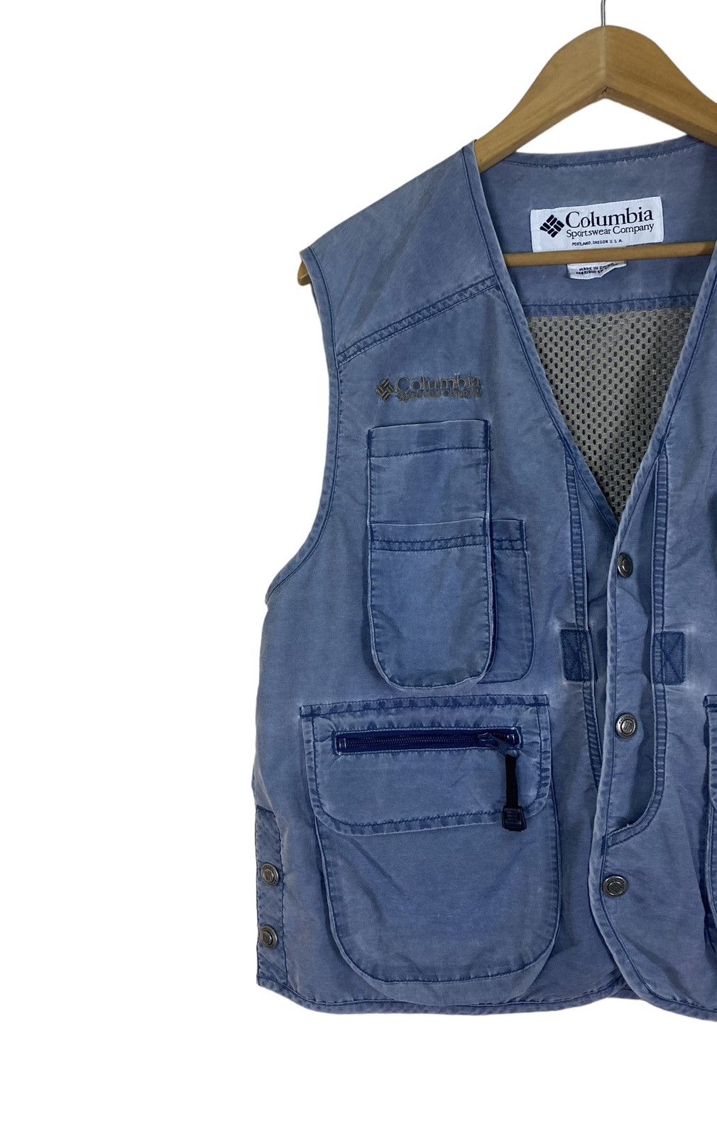 Columbia Vintage Distressed Columbia Tactical Vest Size US M / EU 48-50 / 2 - 3 Thumbnail