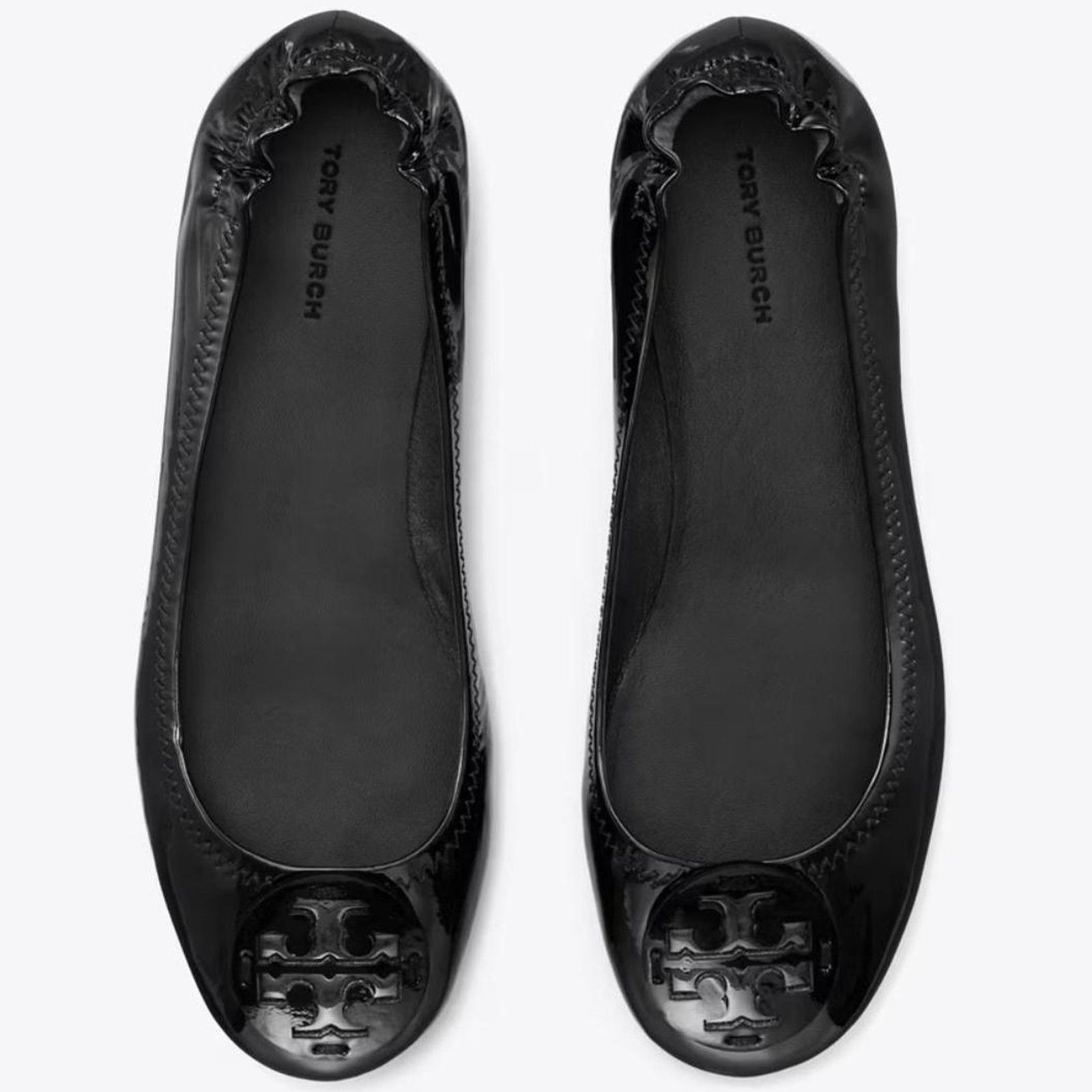 Tory Burch Tory Burch Minnie Travel Patent Leather Ballet Flats Size US 5.5 / IT 35.5 - 1 Thumbnail