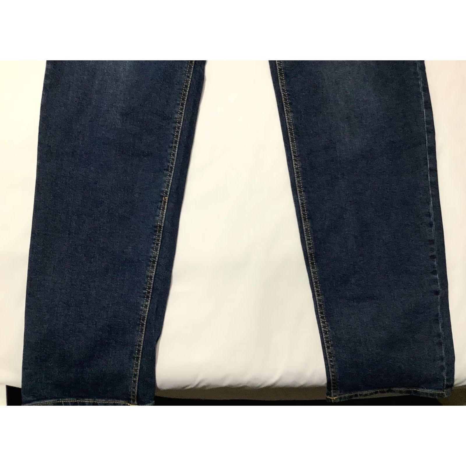 Vintage AMERICAN TALL Jeans Women 32x36 Emma High Rise Relaxed Tapered Denim Blue 5-Pocket Stretch Cotton Spandex Dark Indigo N/A Size 24" / US 00 / IT 34 - 4 Thumbnail