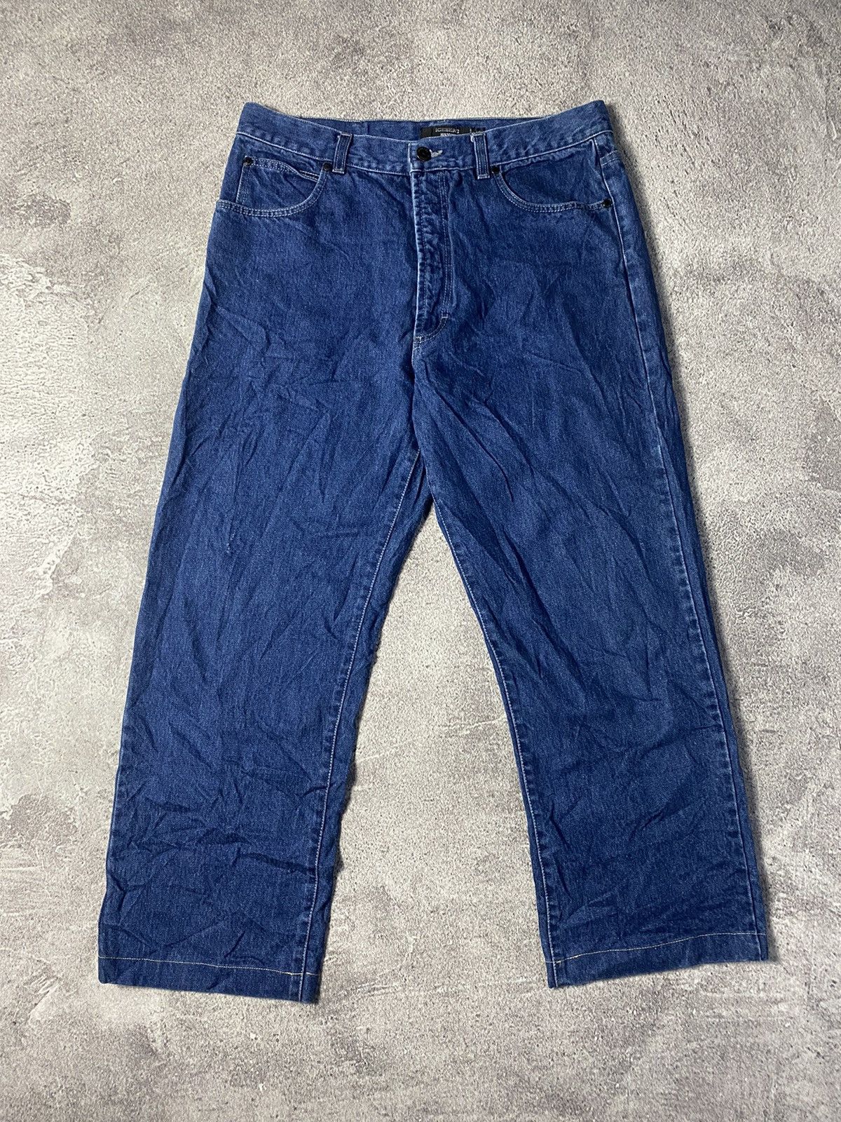 image of Iceberg History x Peanuts Iceberg X Peanuts Embroidered Jeans in Navy, Men's (Size 33)