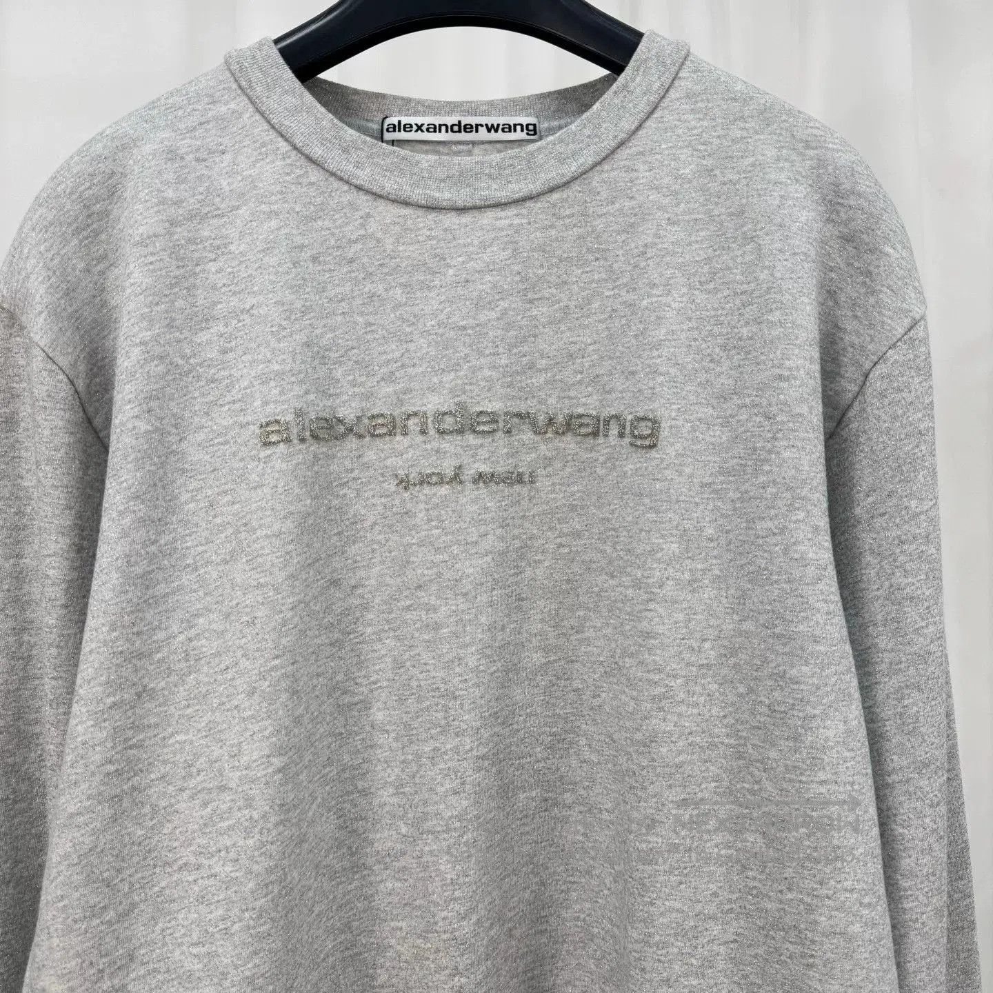 Alexander Wang Alexander Wang Long Sleeve Sparkle Top. Size XS / US 0-2 / IT 36-38 - 3 Thumbnail