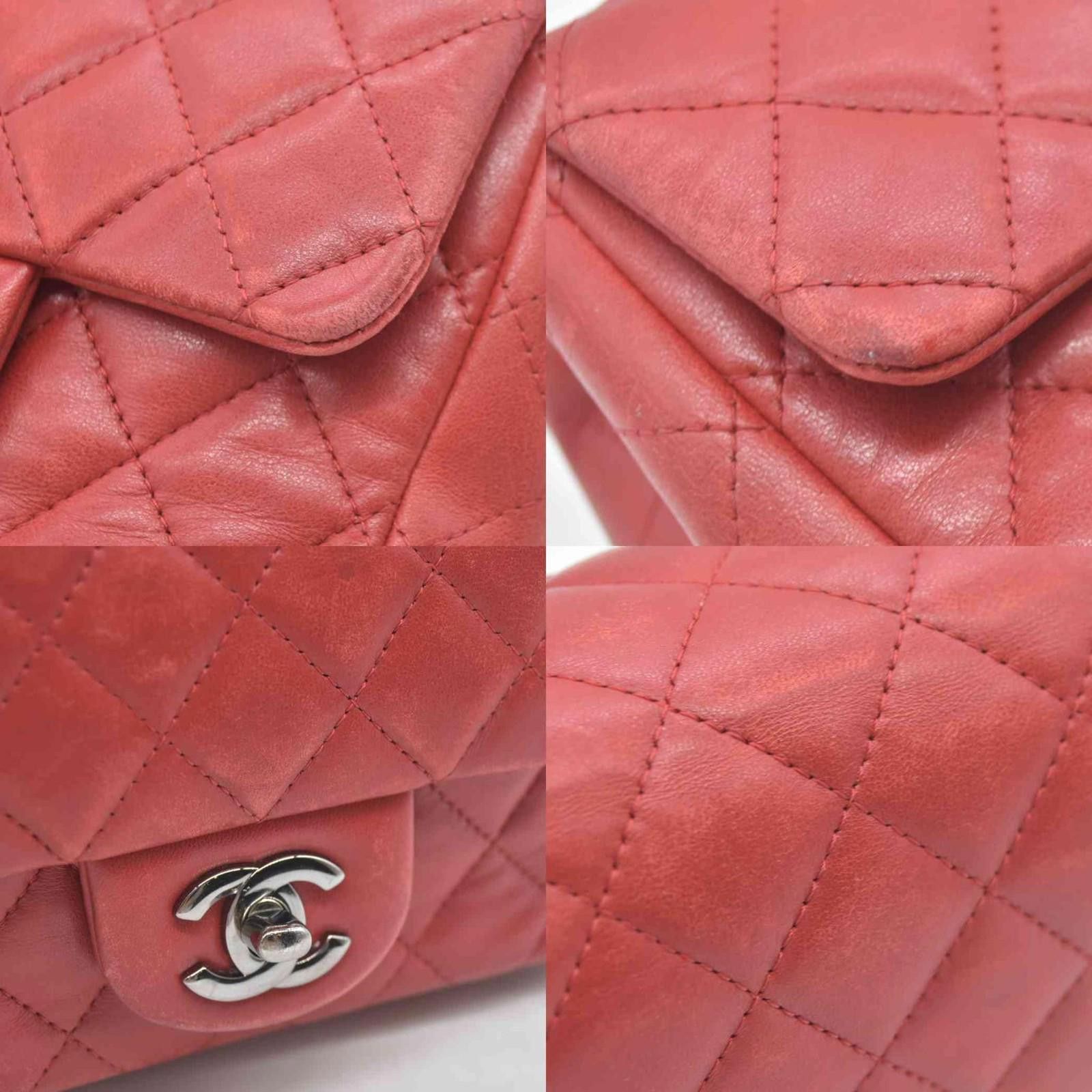 Chanel $5200 Chanel Classic Mini Square Flap Bag Red Size ONE SIZE - 4 Thumbnail