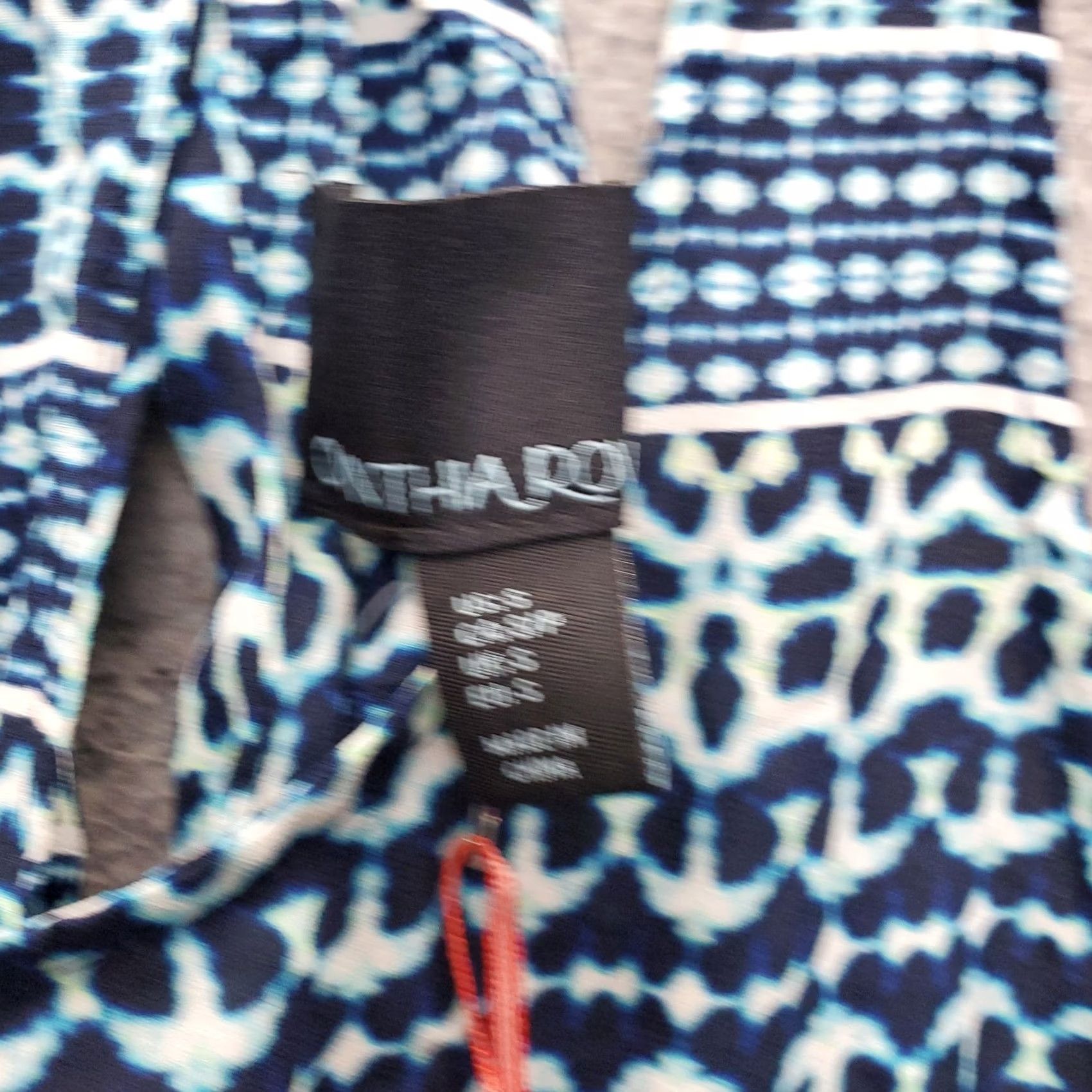 Cynthia Rowley Cynthia Rowley Tank Top Womens Small Multicolor Pattern Stretch Sleeveless Racerback - Size S Womens Tank Top Size S / US 4 / IT 40 - 6 Thumbnail