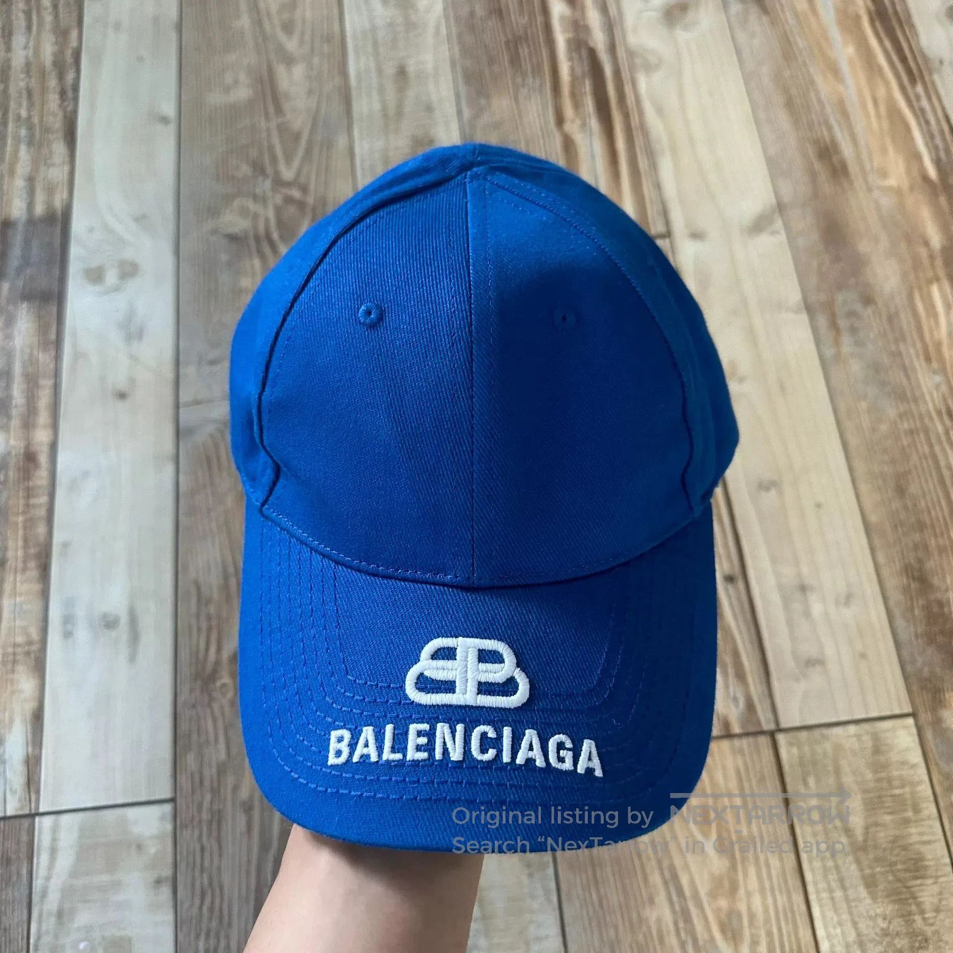 Balenciaga Balenciaga Embroidered Logo Sky Blue Cap. Size ONE SIZE - 2 Thumbnail