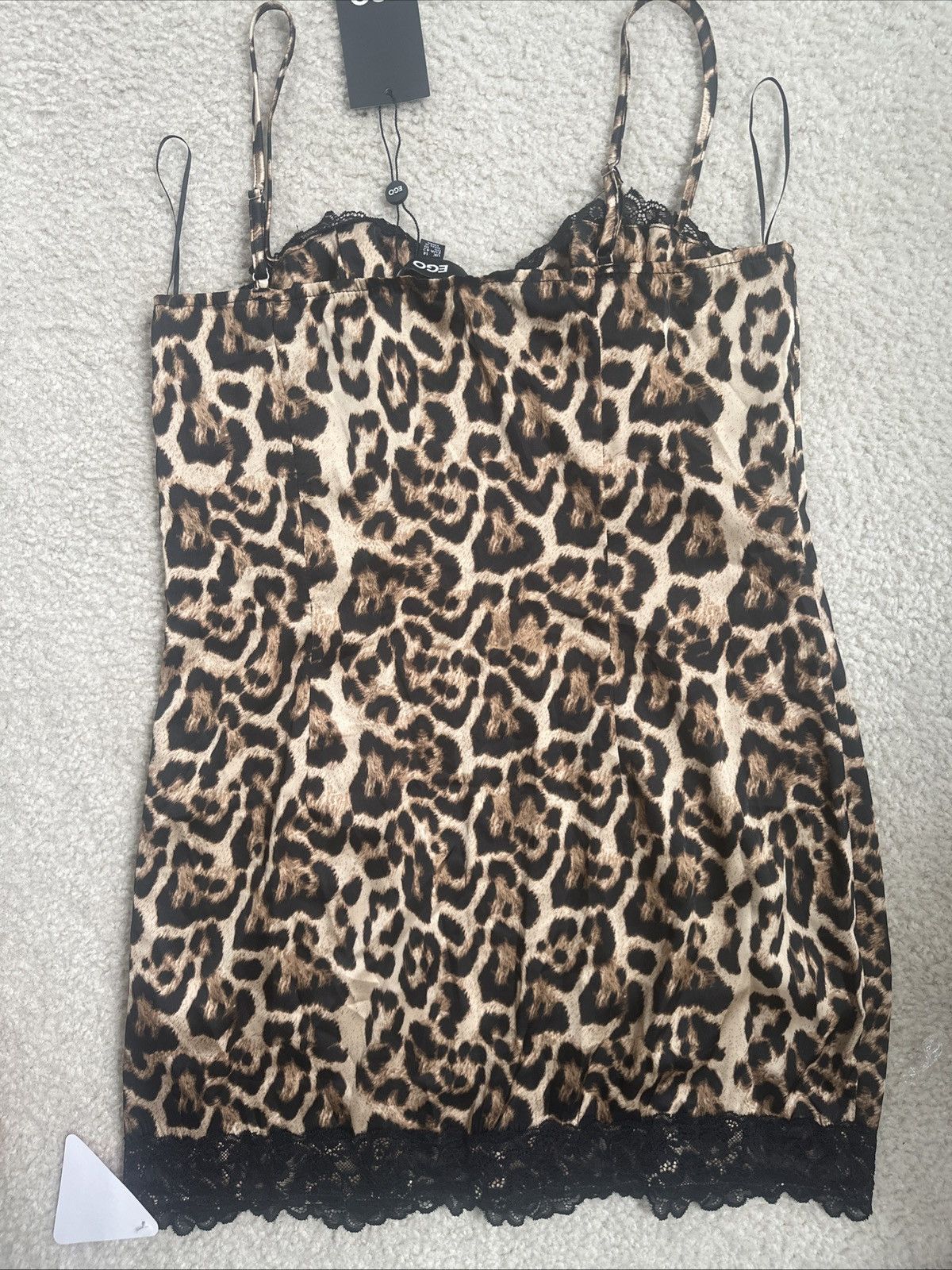 Other Strappy leopard print mini dress Size L / US 10 / IT 46 - 3 Thumbnail