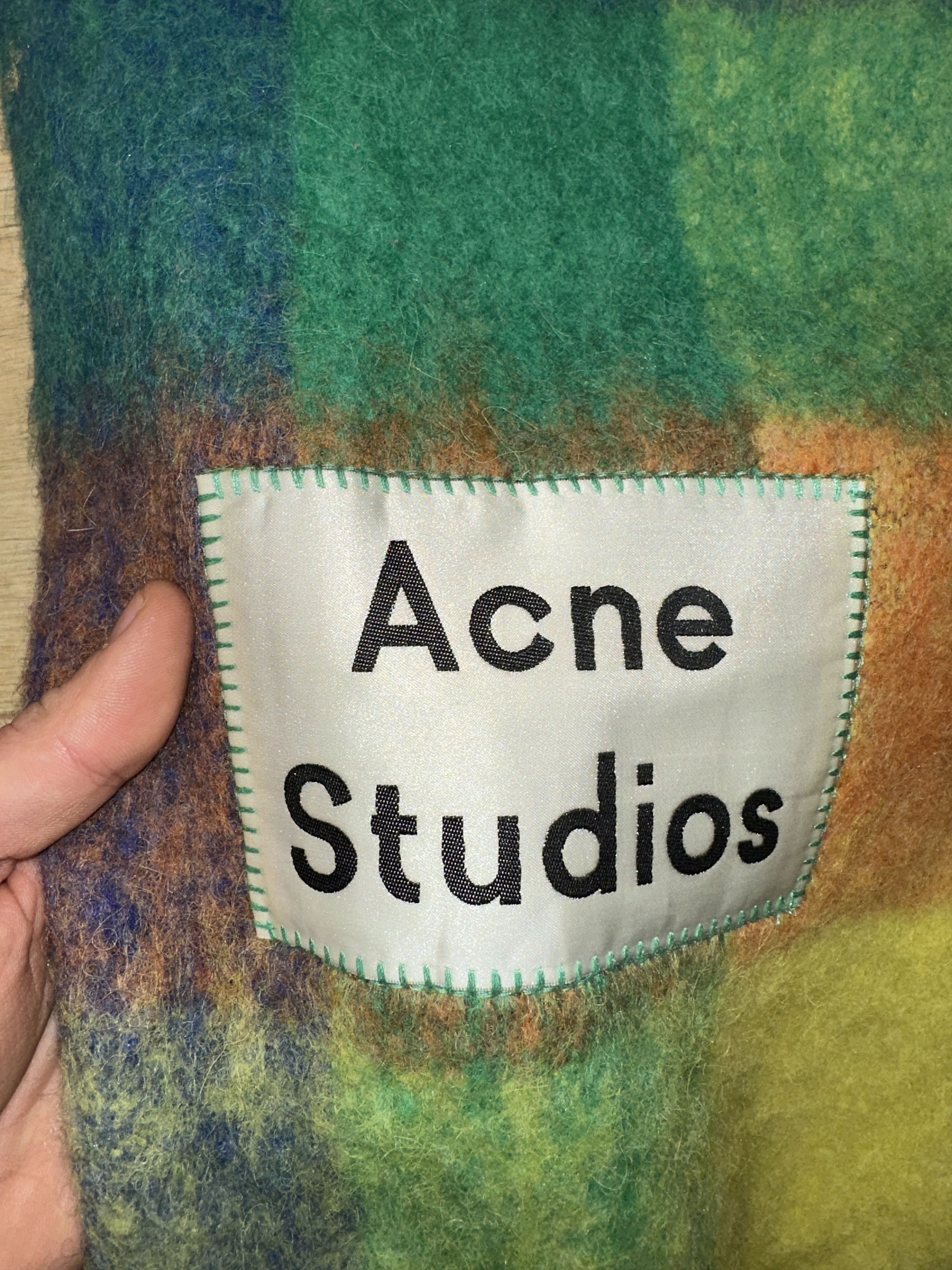 Acne Studios Acne Studios Check Wool Mohair Scarf Unisex 250X28 Size ONE SIZE - 6 Thumbnail