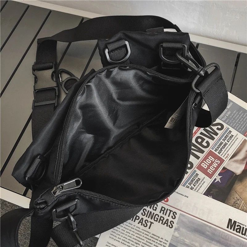 Japanese Brand Unisex Multi-Pocket Functional Waist Capacity Bags Size ONE SIZE - 5 Thumbnail