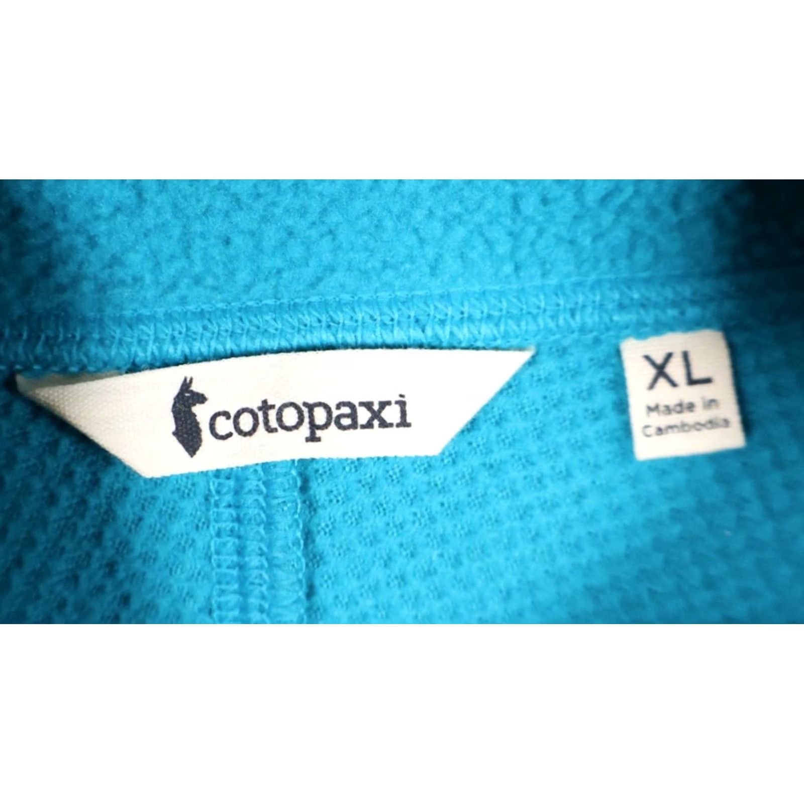 Cotopaxi Cotopaxi Abrazo Fleece Pullover Jacket XL Men's Green Blue 1/4 Zip Pockets Embroidered Cordopaxi Gorpcore Style/Outdoor Retro Pinches Size US XL / EU 56 / 4 - 3 Thumbnail