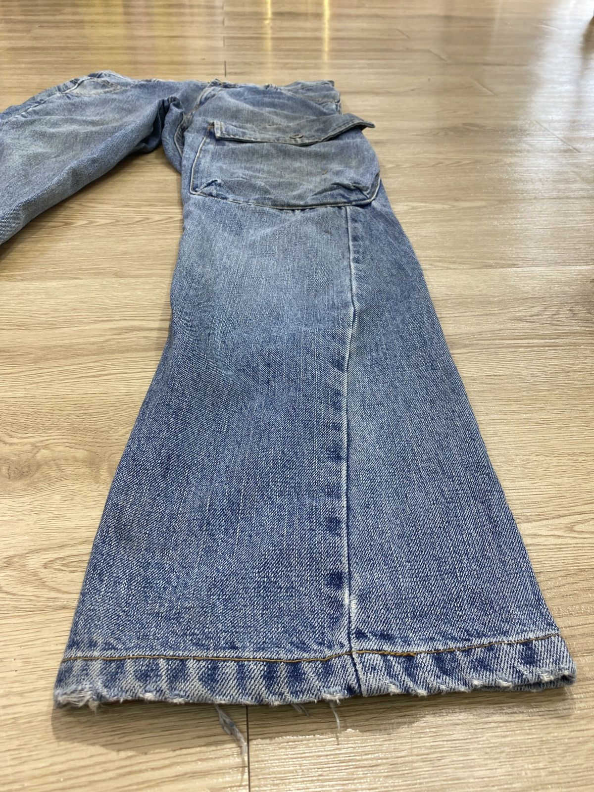 Japanese Brand Japanese Brand Carenaa Cargo Multi Pocket Jeans Size US 31 - 6 Thumbnail