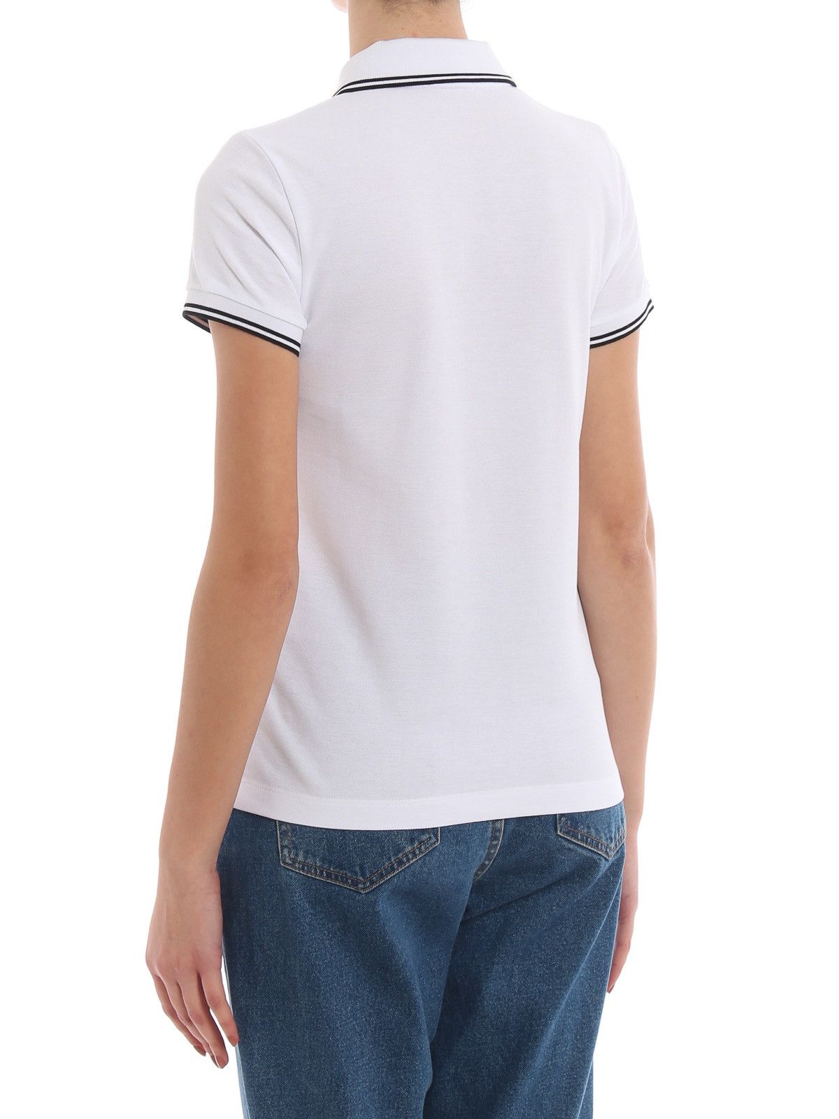 Moncler Moncler Polo With Large Patch Logo Size M / US 6-8 / IT 42-44 - 4 Thumbnail