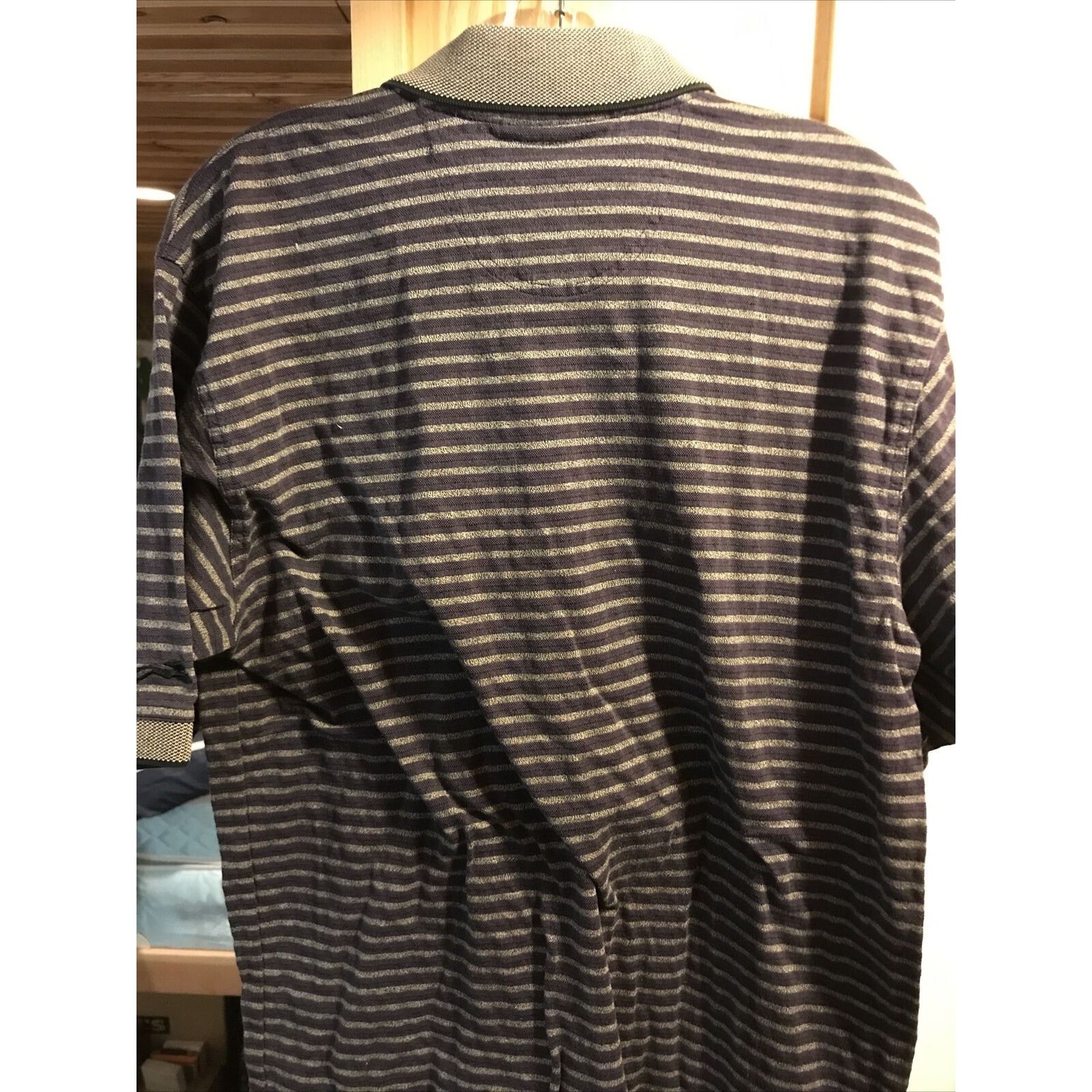 Other Slazenger Vintage Men’s M Gray Striped SS Cotton Polo Shirt Size US M / EU 48-50 / 2 - 5 Thumbnail
