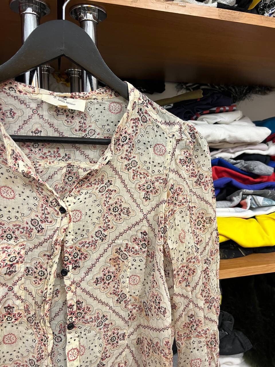 Isabel Marant Etoile × Vintage Isabel Marant Avant Garde Button Up Blouse Size M / US 6-8 / IT 42-44 - 3 Thumbnail