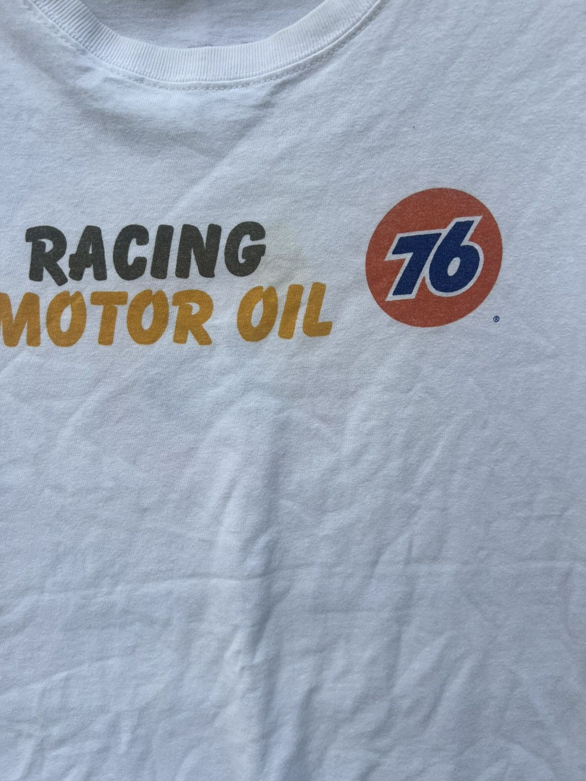 Vintage 76 lubricants racing motor oil 76 logo t shirt Size US L / EU 52-54 / 3 - 4 Thumbnail