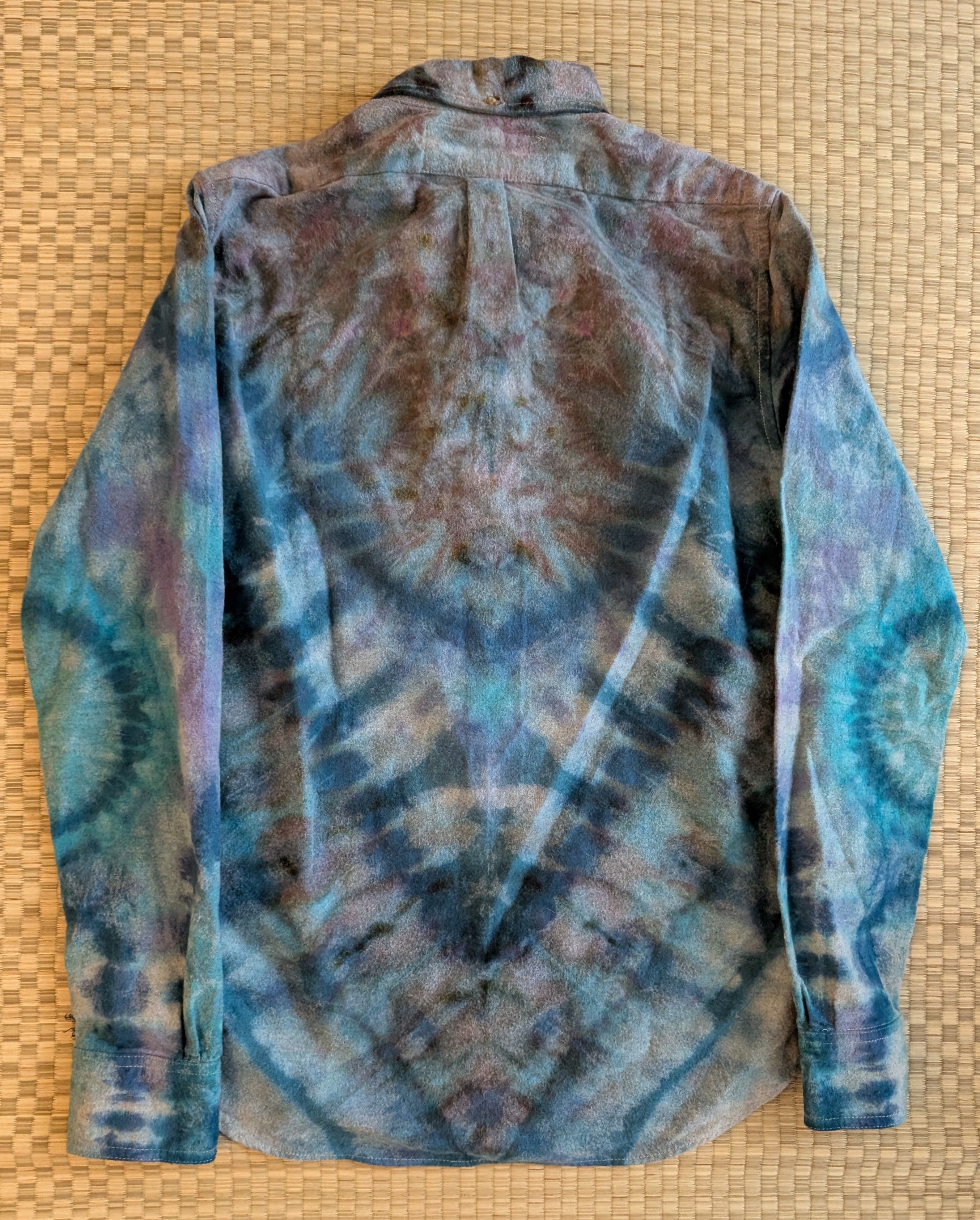 Rogue Territory Rogue Territory Tie Dye Button Up Shirt Made in USA Size US S / EU 44-46 / 1 - 2 Thumbnail