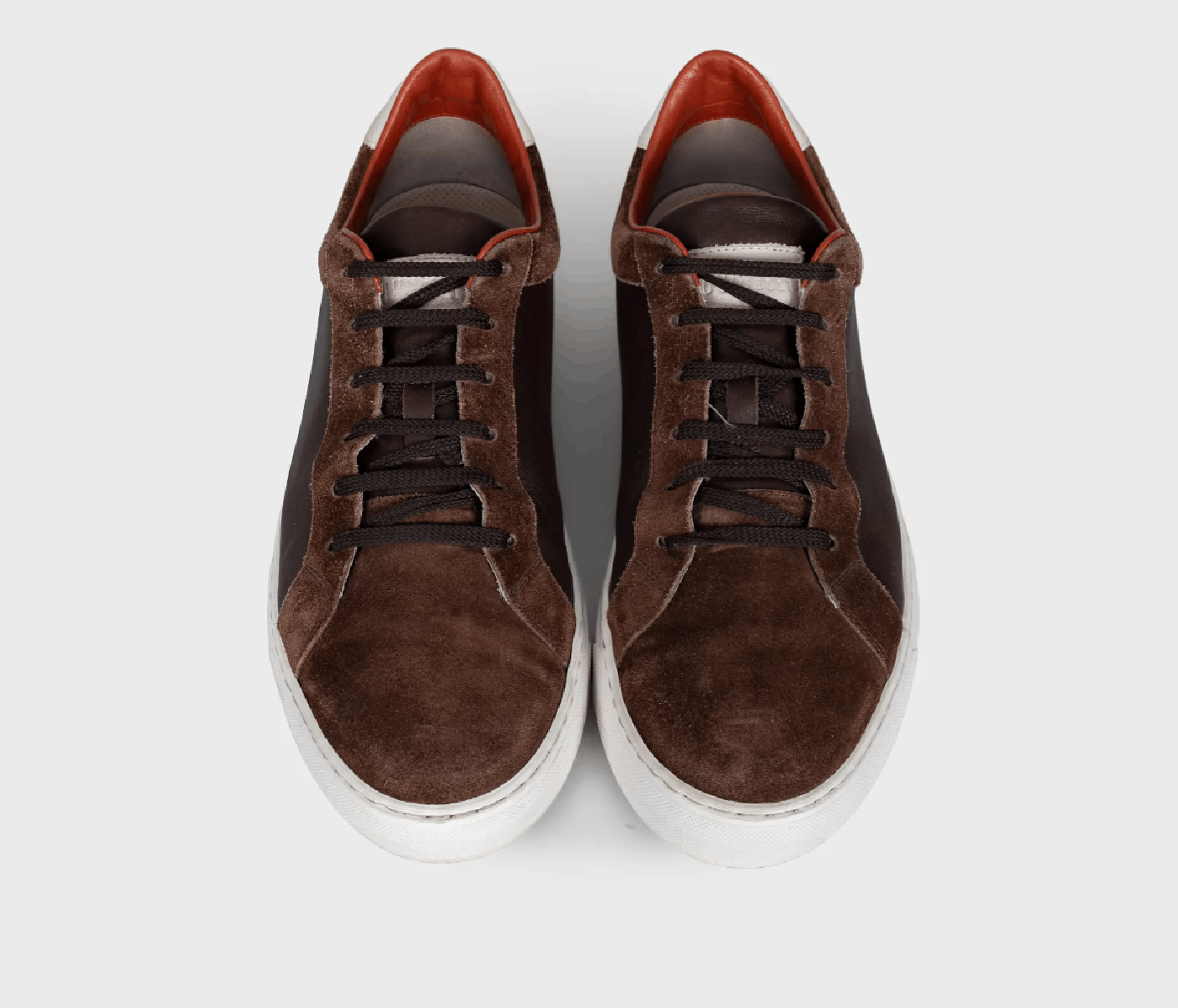 Brunello Cucinelli Brunello Cucinelli Brown Leather Suede Sneakers Men EU43 Size US 10 / EU 43 - 2 Thumbnail
