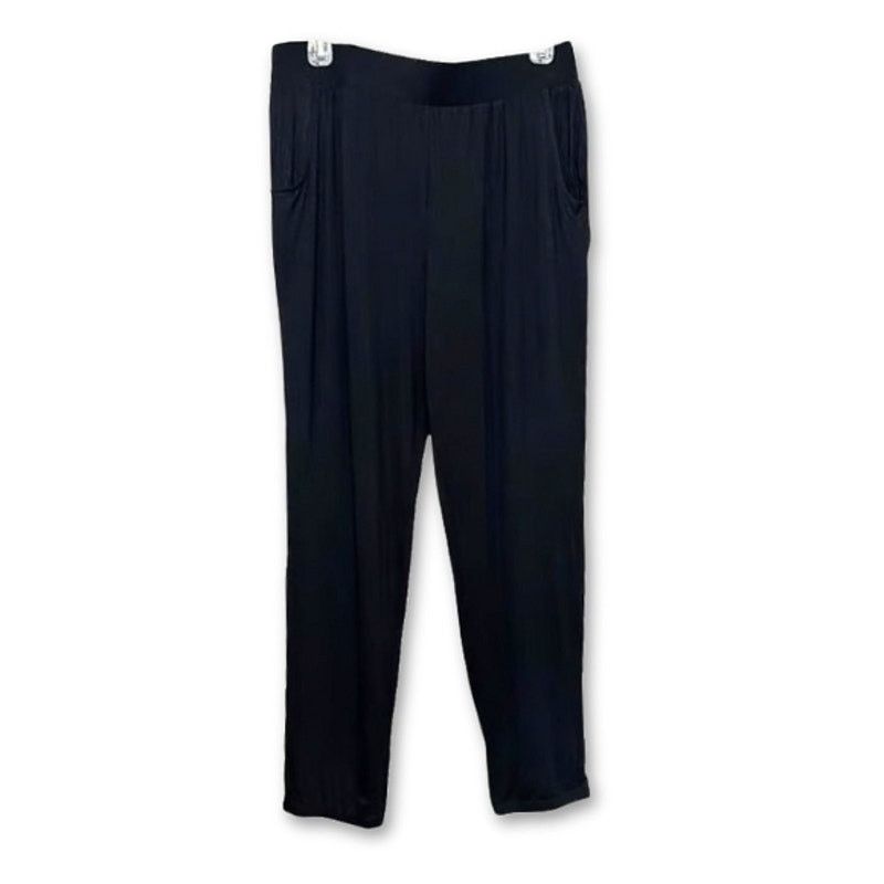 Other Blis Pants High Rise Pull On Cropped Yoga Black Women's L Size 32" / US 10 / IT 46 - 1 Thumbnail