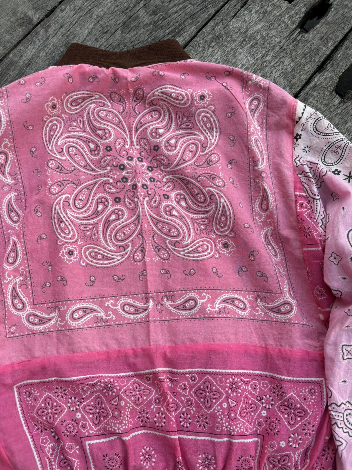 Handmade Bandana Pink Custom Made Jacket Size US L / EU 52-54 / 3 - 6 Thumbnail