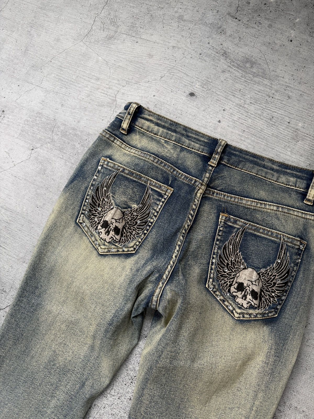 If Six Was Nine Crazy Sexy Flared Bootcut 2000s Y2K Jeans Size 28 Size US 28 / EU 44 - 3 Thumbnail
