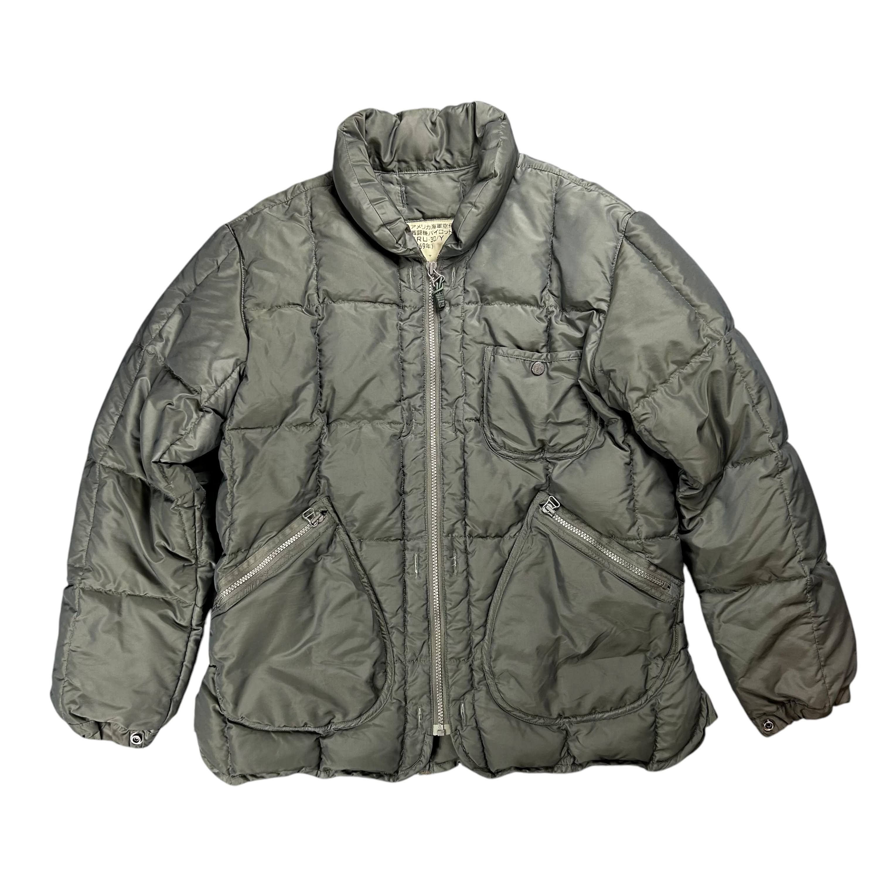 JET SET Jet Set Gray Green Down Quilted Light Jacket Zip 1 Size US S / EU 44-46 / 1 - 1 Thumbnail