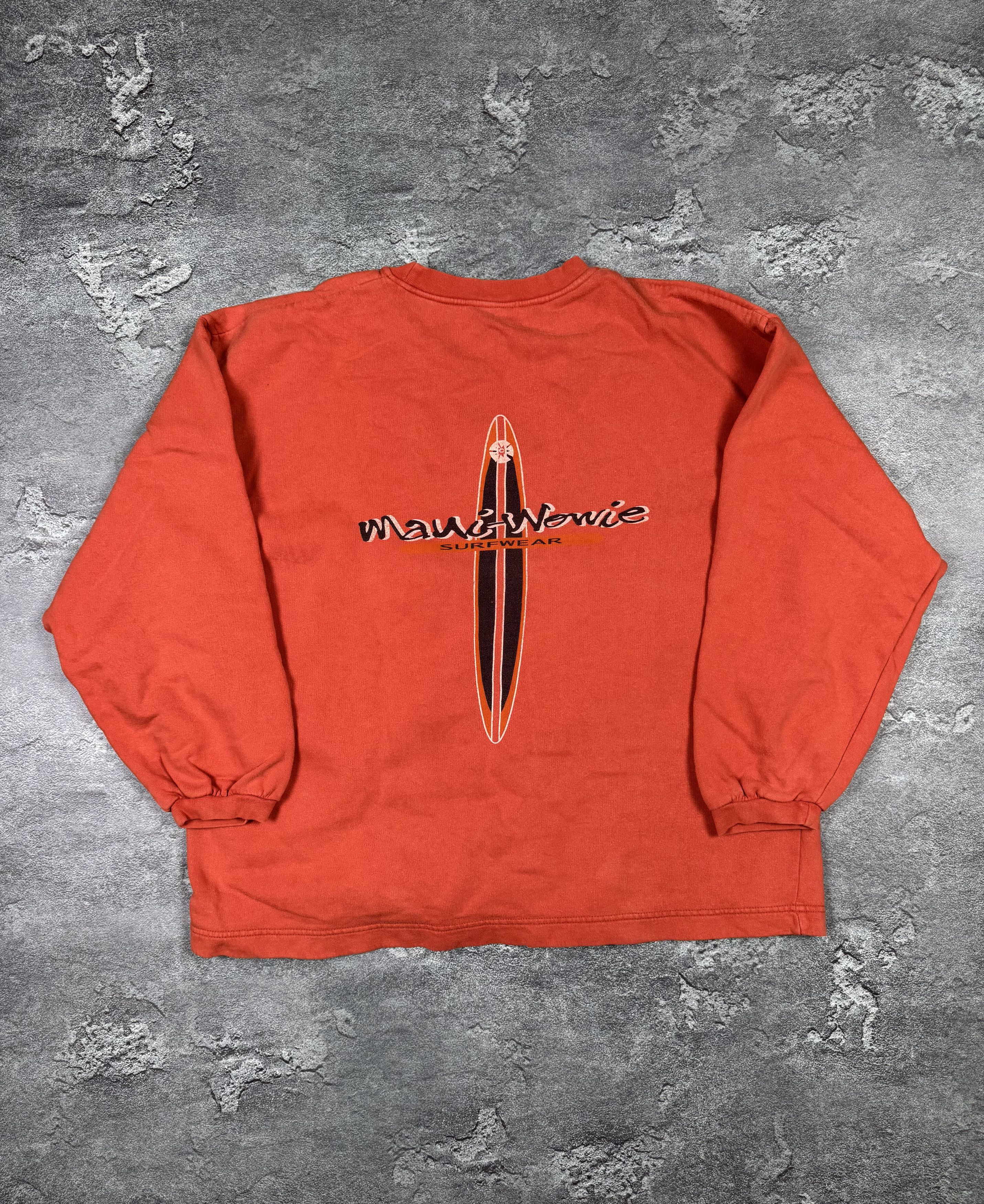 If Six Was Nine If Six Was Nine Surfwear Mavi-Wowie Sweatshirt Size XL Y2K Size US XL / EU 56 / 4 - 1 Thumbnail