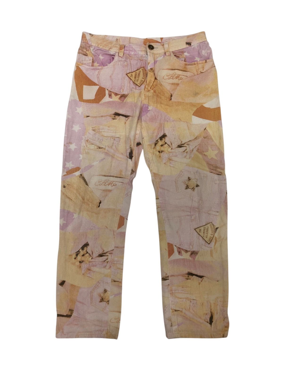 RARE 🔥 LOUIS FERAUD BIS ALL OVER PRINTED SHERIFF DEPT. PANT