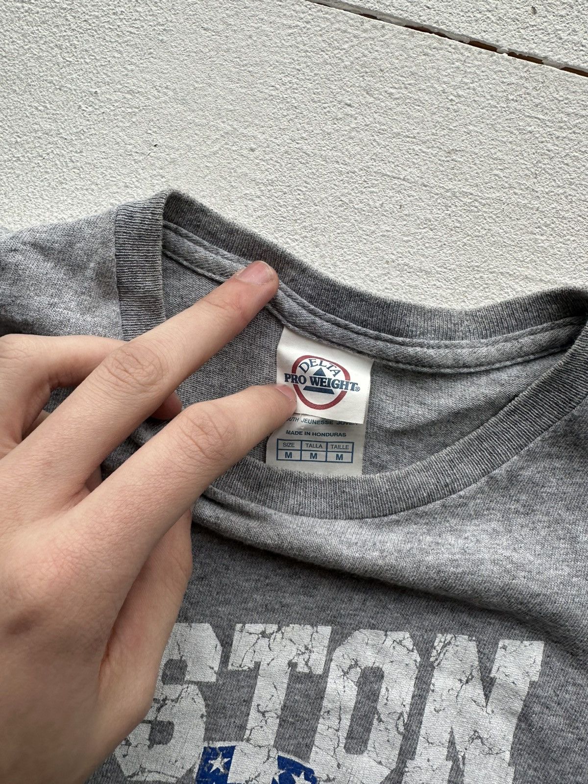 Delta × Vintage 🚨Vintage 90's BOSTON DELTA USA Big Logo Crop TEE Size S / US 4 / IT 40 - 5 Thumbnail