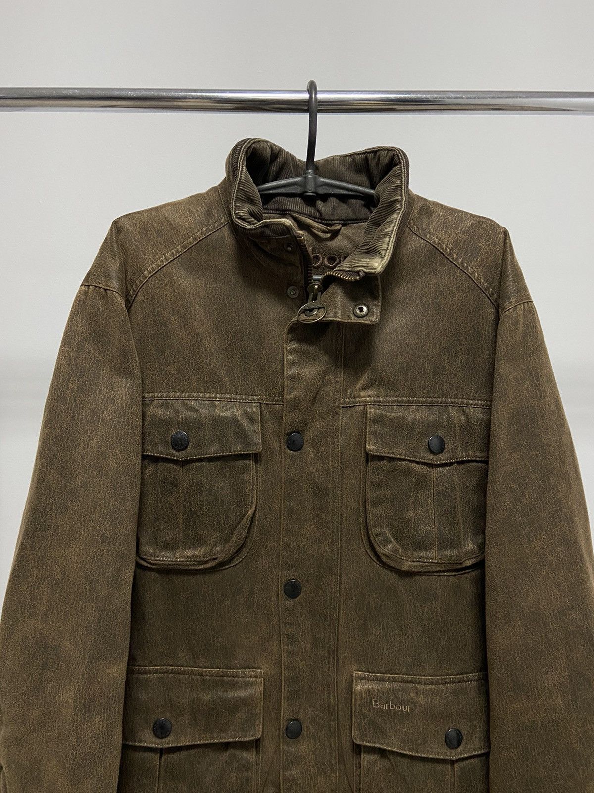 Barbour × Vintage Barbour Jacket small Logo Vintage Avant Garde waxed Size US M / EU 48-50 / 2 - 3 Thumbnail