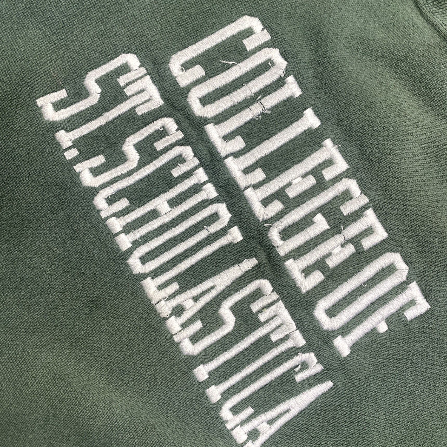 Champion VINTAGE Champion Reverse Weave Sweatshirt Mens L Green 90S Embroidered Logo Shirt Size US L / EU 52-54 / 3 - 5 Thumbnail