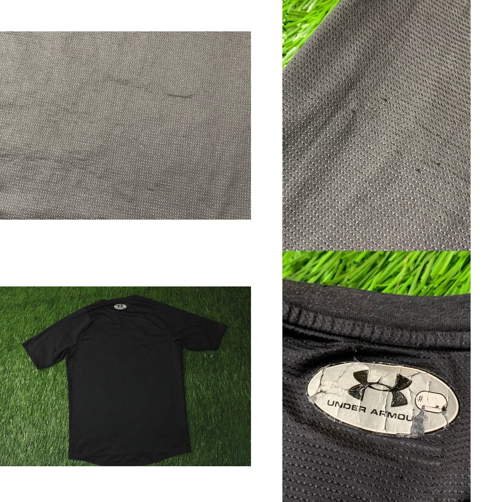 Under Armour UNDER ARMOUR HEATGEAR ORIGINAL MEN SHIRT TEE SIZE M BLACK SHORT SLEEVE T-SHIRT ACTIVEWEAR DOMESTIC MEXICO Logo Size US M / EU 48-50 / 2 - 8 Thumbnail
