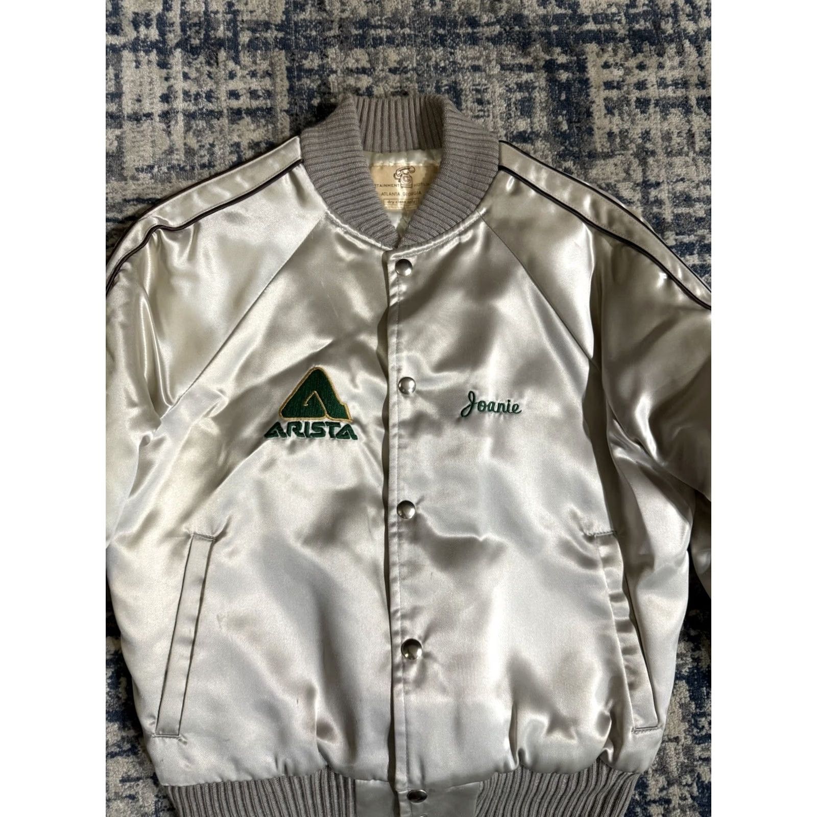 Vintage VINTAGE 70s Paul Davis Arista Records Promo Satin Tour Jacket S Mens Size US S / EU 44-46 / 1 - 4 Thumbnail