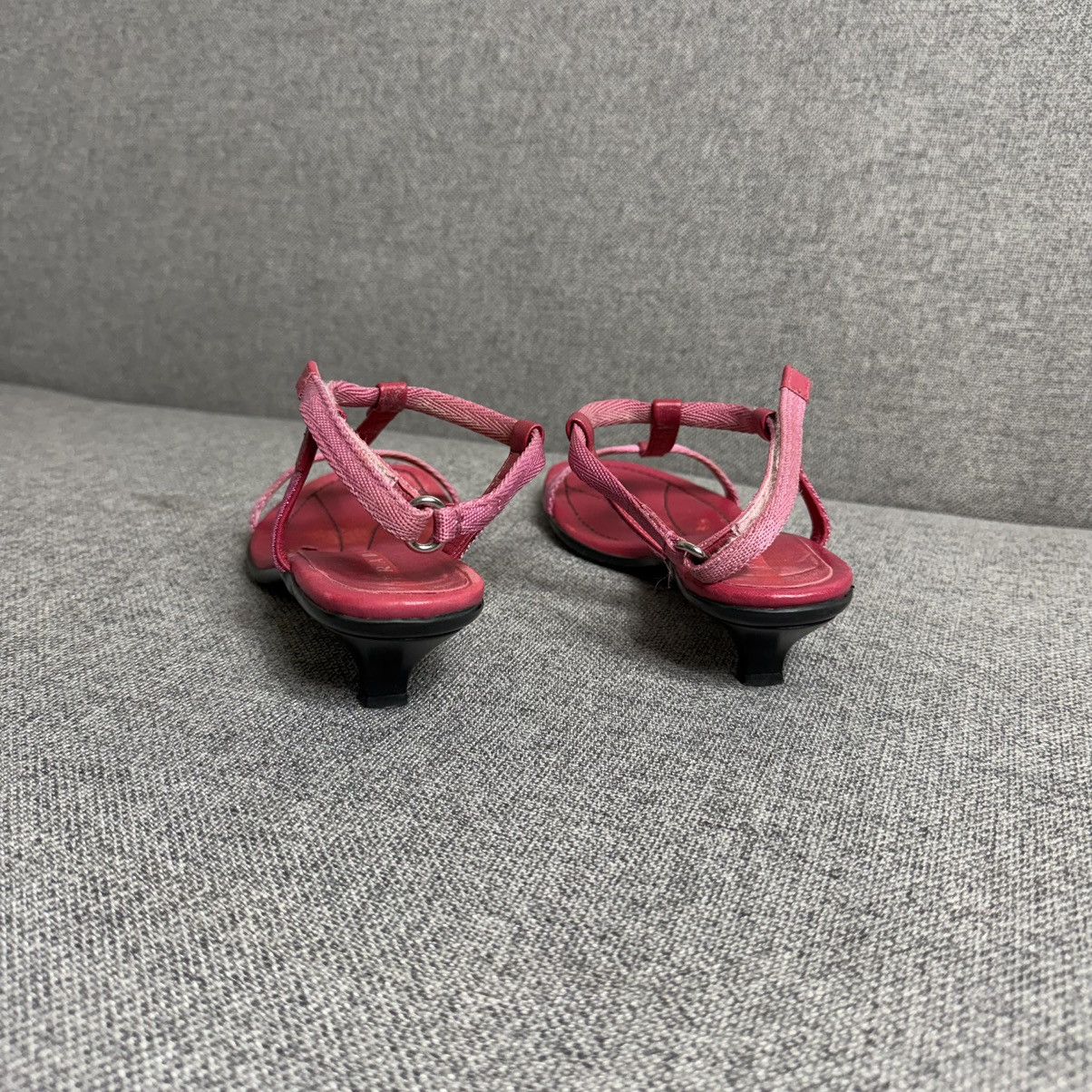 Prada 00s Prada Sport T Bar Strap Kitten Heels in Pink 36 Size US 6.5 / IT 36.5 - 9 Thumbnail