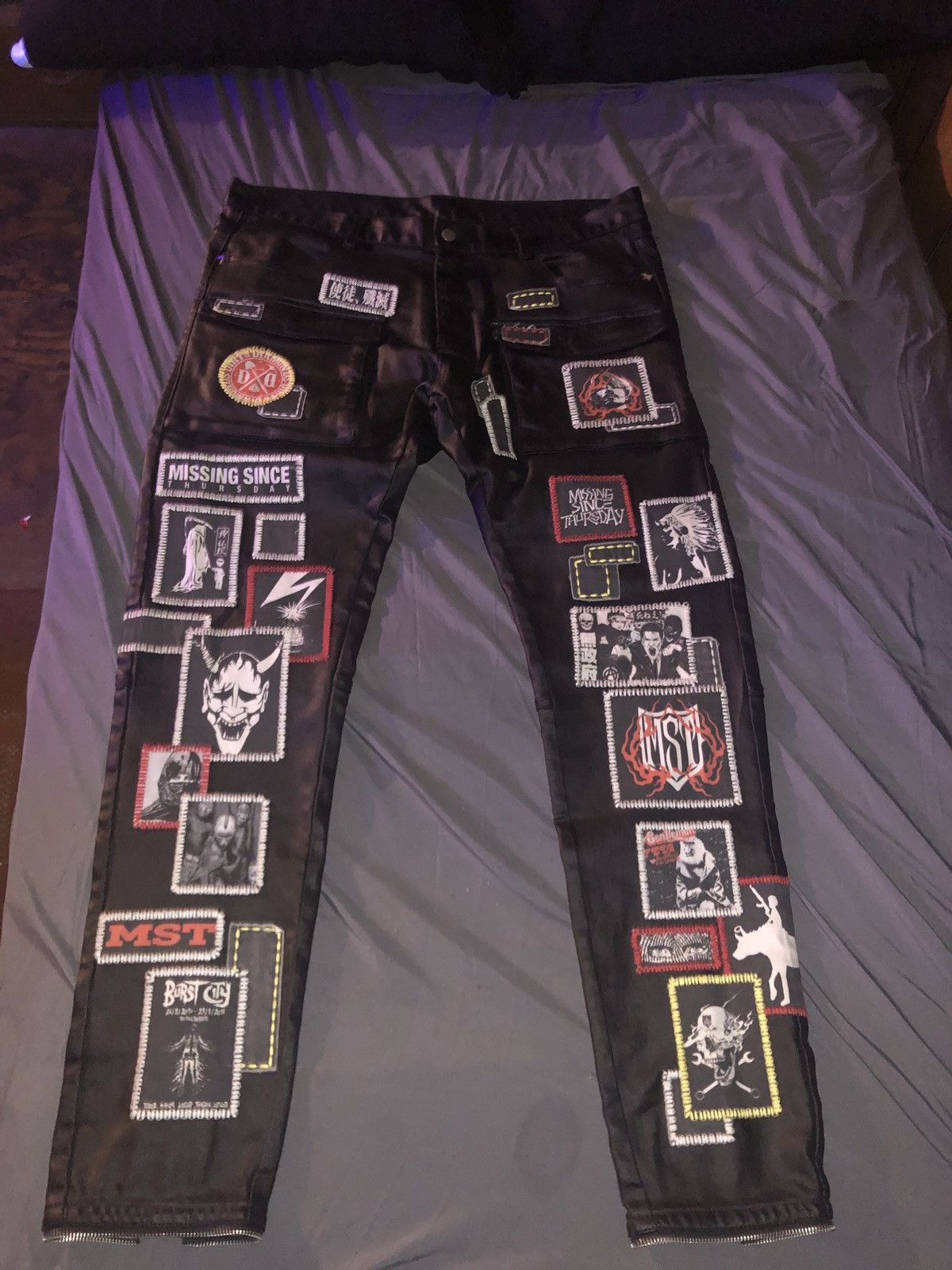 image of Missing Since Thursday Black Tar Denim, Men's (Size 38)