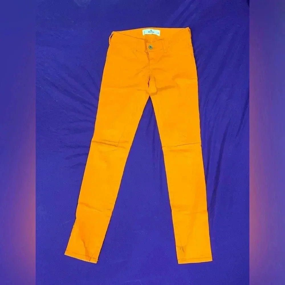 Designer Orange, hollister pants 24 Size 30" / US 8 / IT 44 - 1 Thumbnail