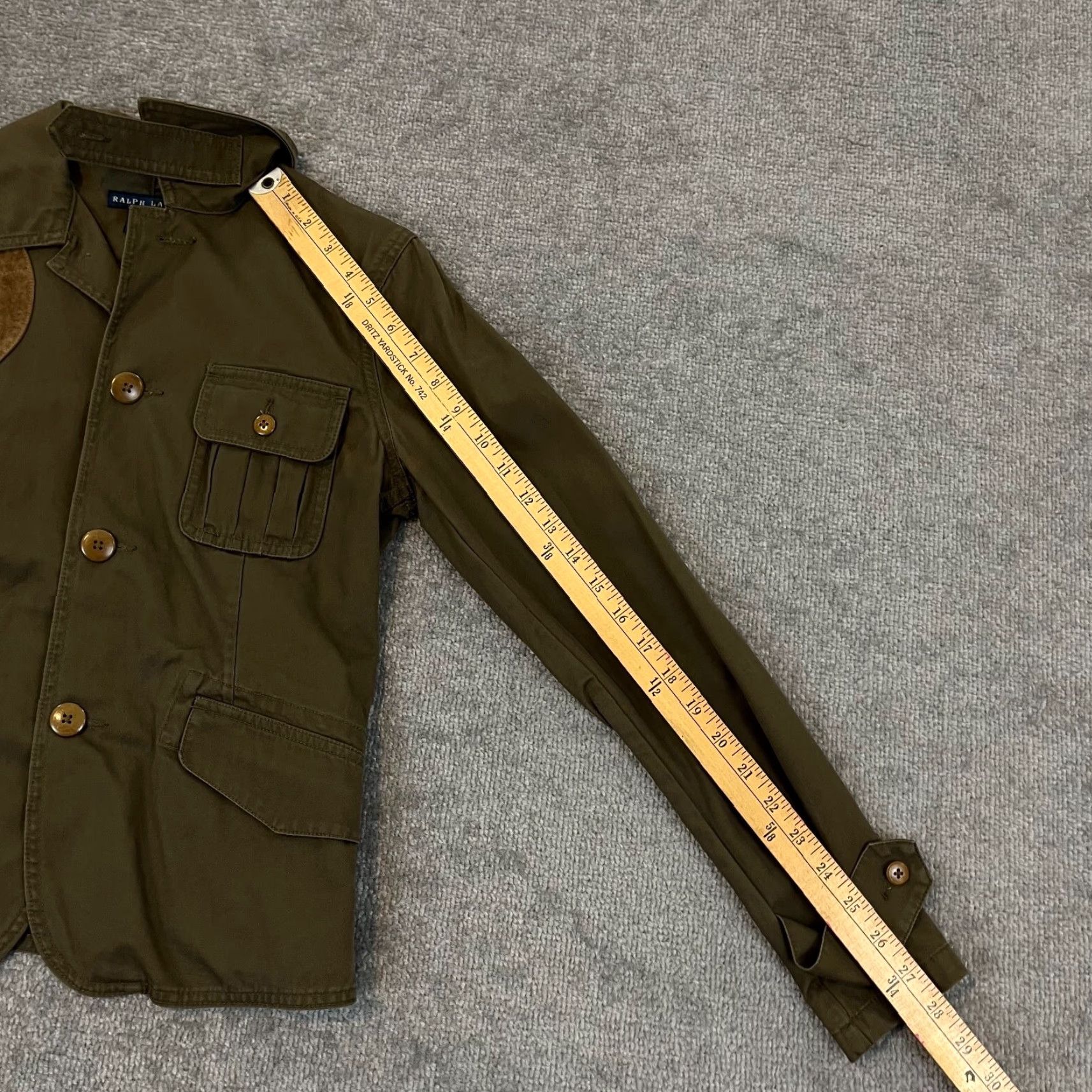 Ralph Lauren VINTAGE Ralph Lauren Jacket Women’s Size 4 Brown Calf Suede Equestrian Riding Shooting Casual Designer Size S / US 4 / IT 40 - 6 Thumbnail