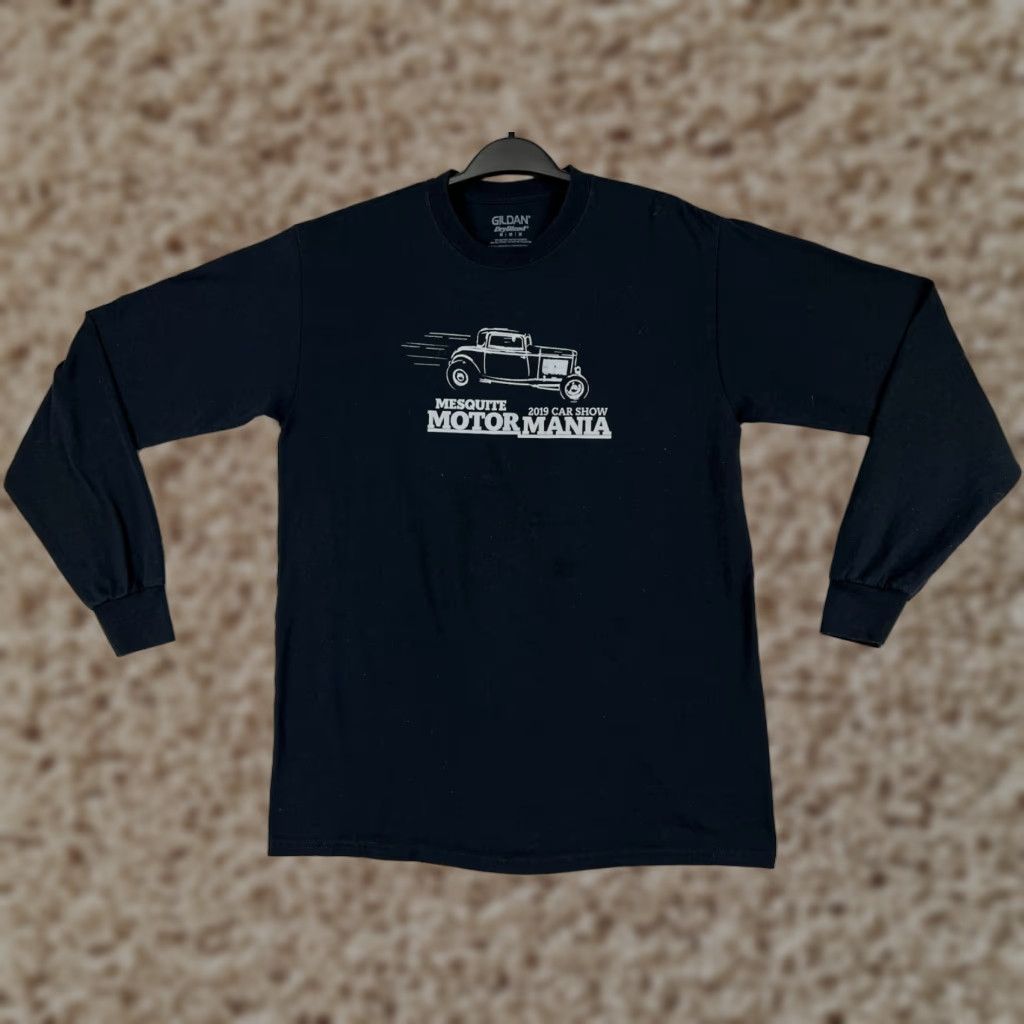 Vintage Mesquite Motor Mania Shirt Mens Medium Black 2019 Car Show Nevada Long Sleeve Size US M / EU 48-50 / 2 - 1 Thumbnail