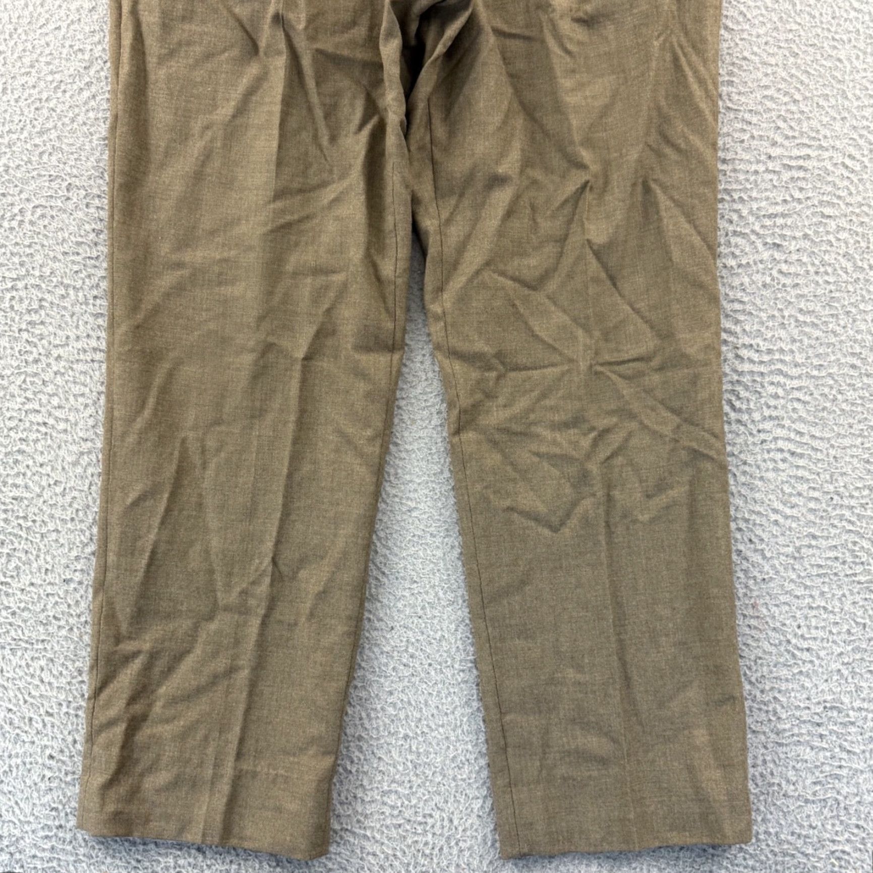 Brooks Brothers Brooks Brothers 346 Dress Pants Men’s 34x30 Brown Wool Pleated Zip Trousers Button Hook & Eye Pocket Slash Pockets Straight Regular Size 34 Size US 34 / EU 50 - 2 Thumbnail