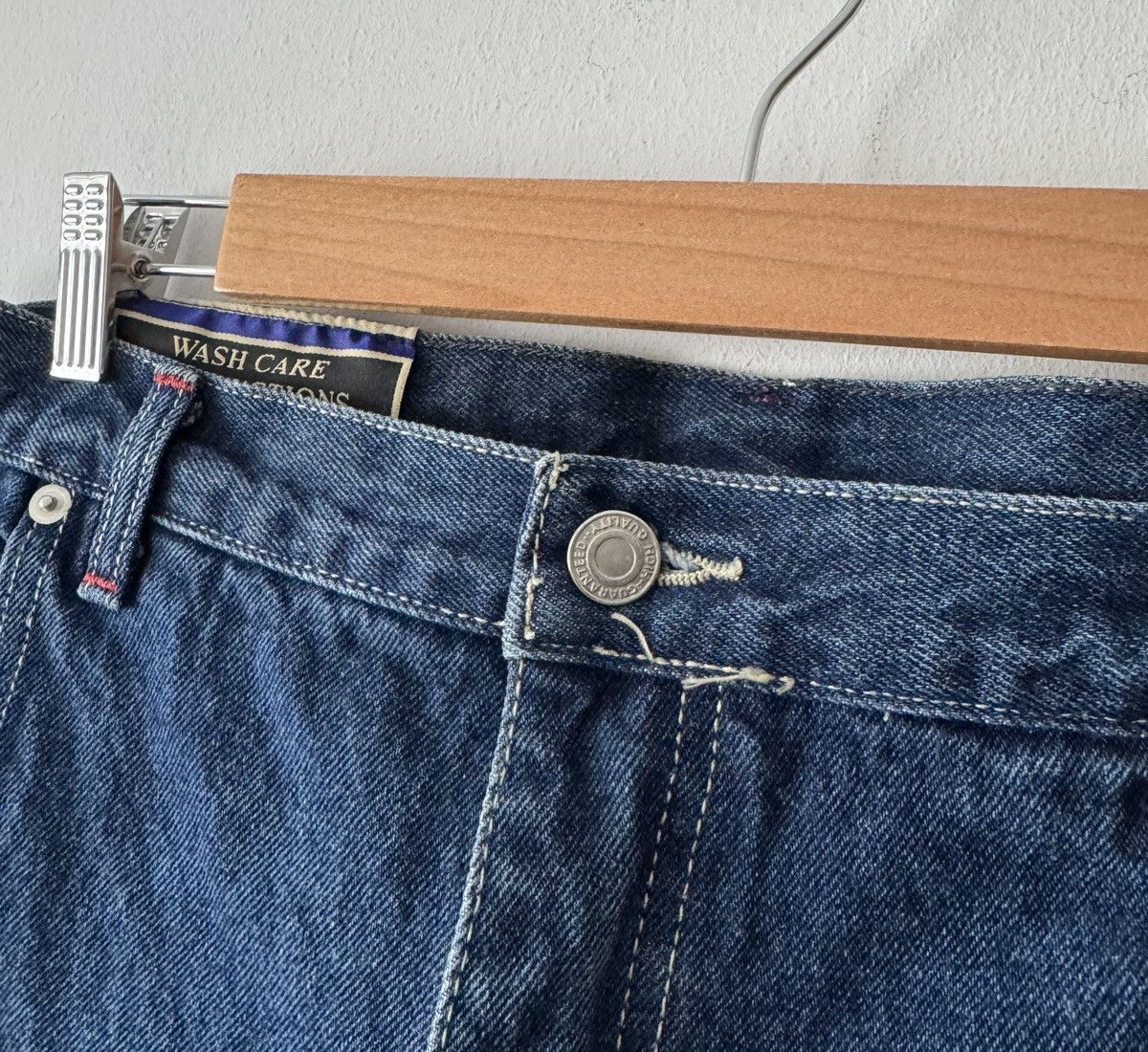 Wu-Tang Clan 🔥🔥 Vintage Wu-Wear Blue Baggy Jeans Size US 36 / EU 52 - 7 Thumbnail