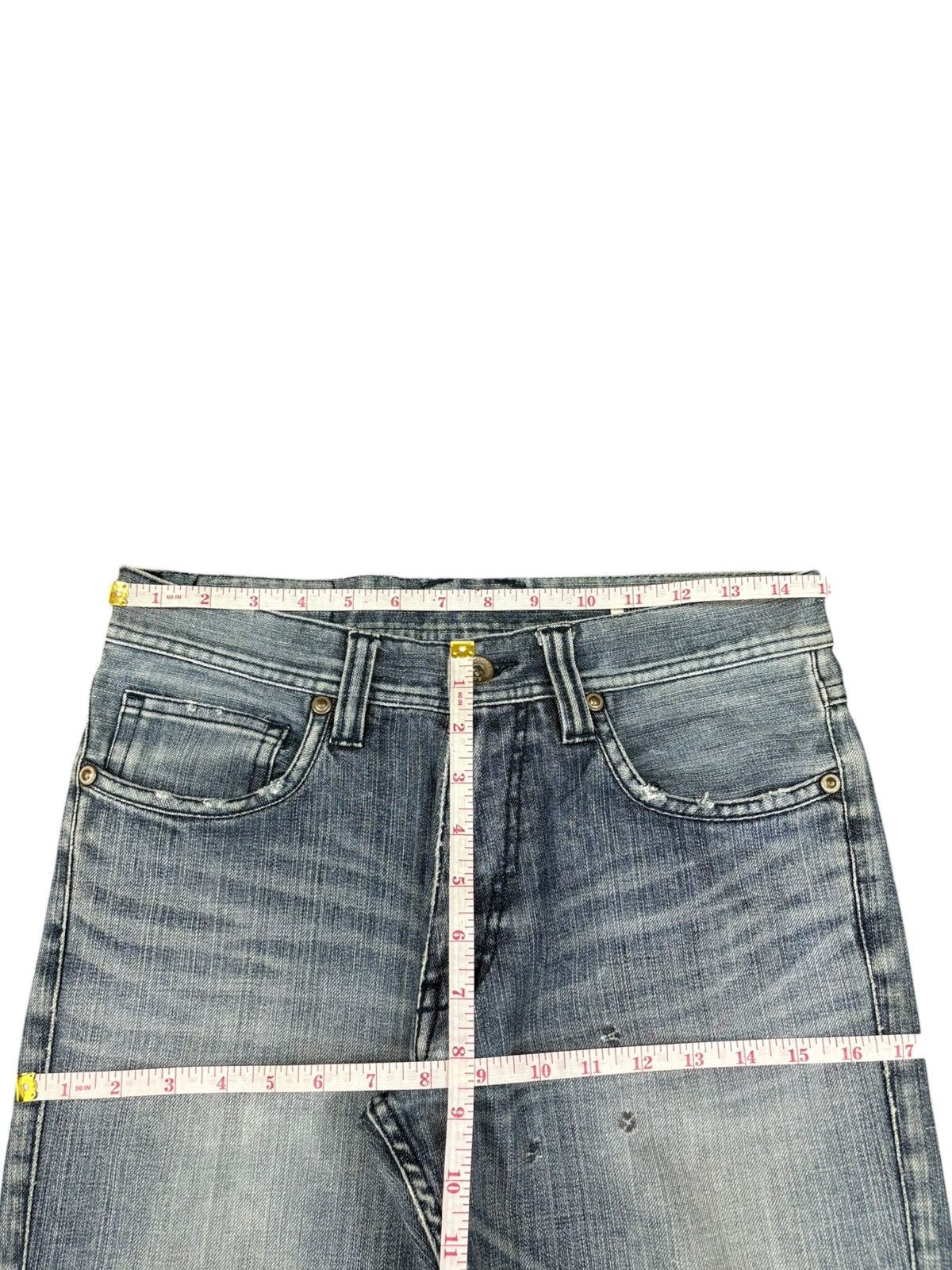 semanticdesign Vintage Japanese Semantic Design Distressed Frayed Jeans Size US 30 / EU 46 - 11 Thumbnail