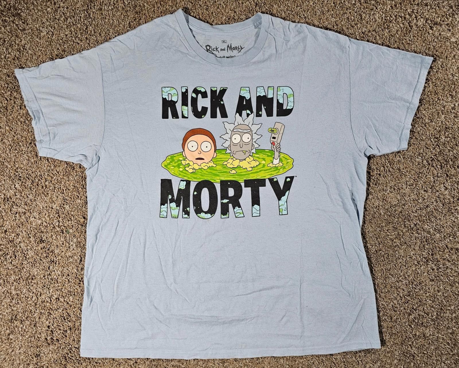 Other Rick and Morty Men's XL T-shirt Ripple Junction Adult Swim Size US XL / EU 56 / 4 - 1 Thumbnail