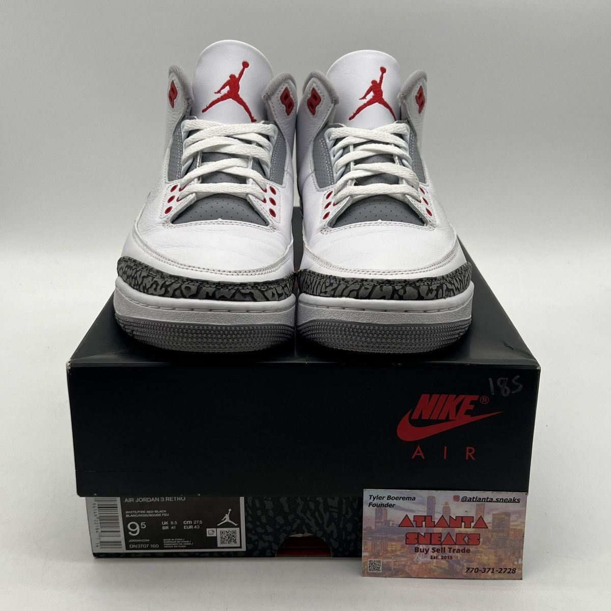 Jordan Brand Air Jordan 3 fire red Size US 9.5 / EU 42-43 - 2 Thumbnail