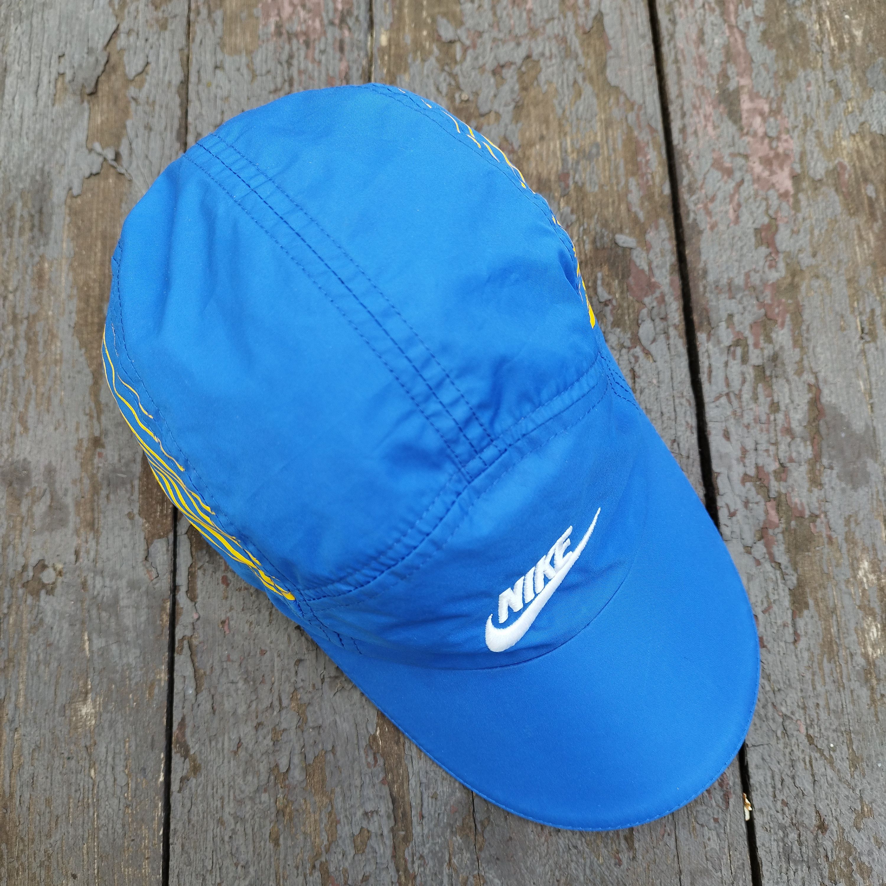 Nike Vintage Nike AW84 5-Panel Running Cap Graphic Camping Hat Size ONE SIZE - 6 Thumbnail