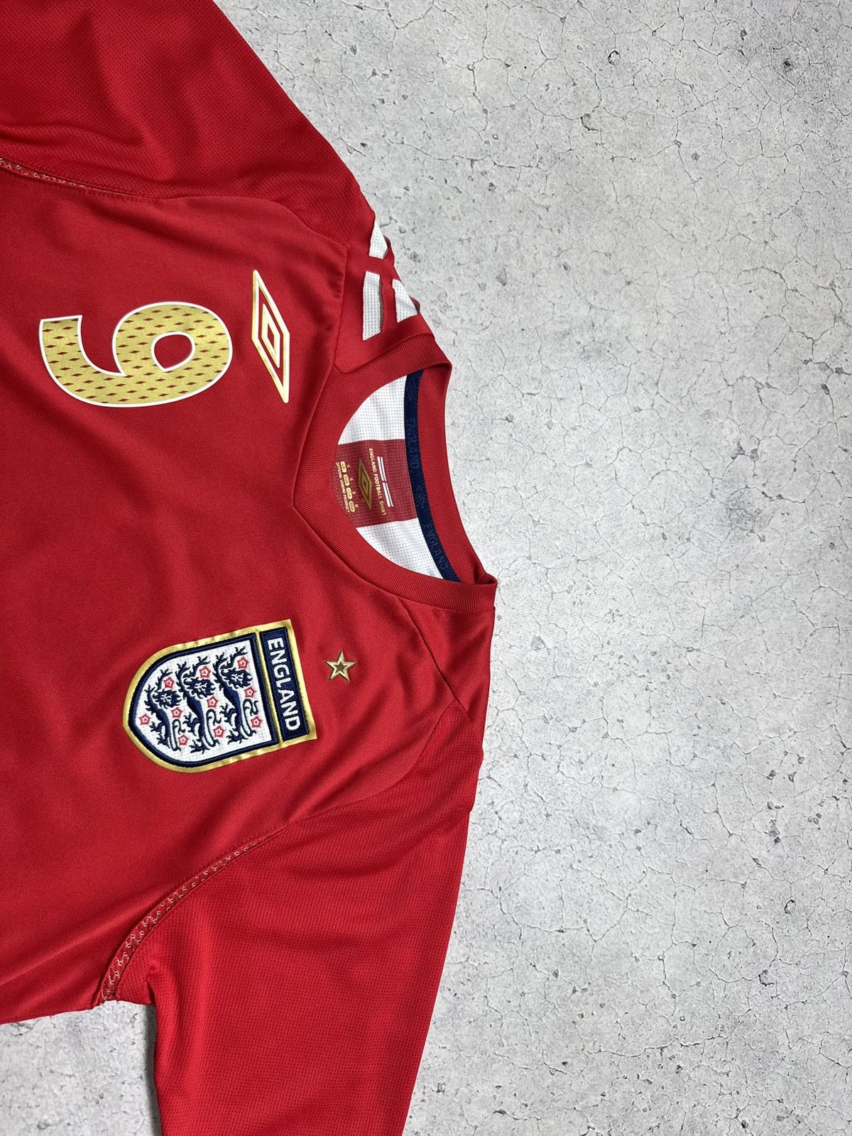 Umbro Umbro England Soccer Team Rooney #9 Vintage Jersey 2006/2008 Size US S / EU 44-46 / 1 - 5 Thumbnail