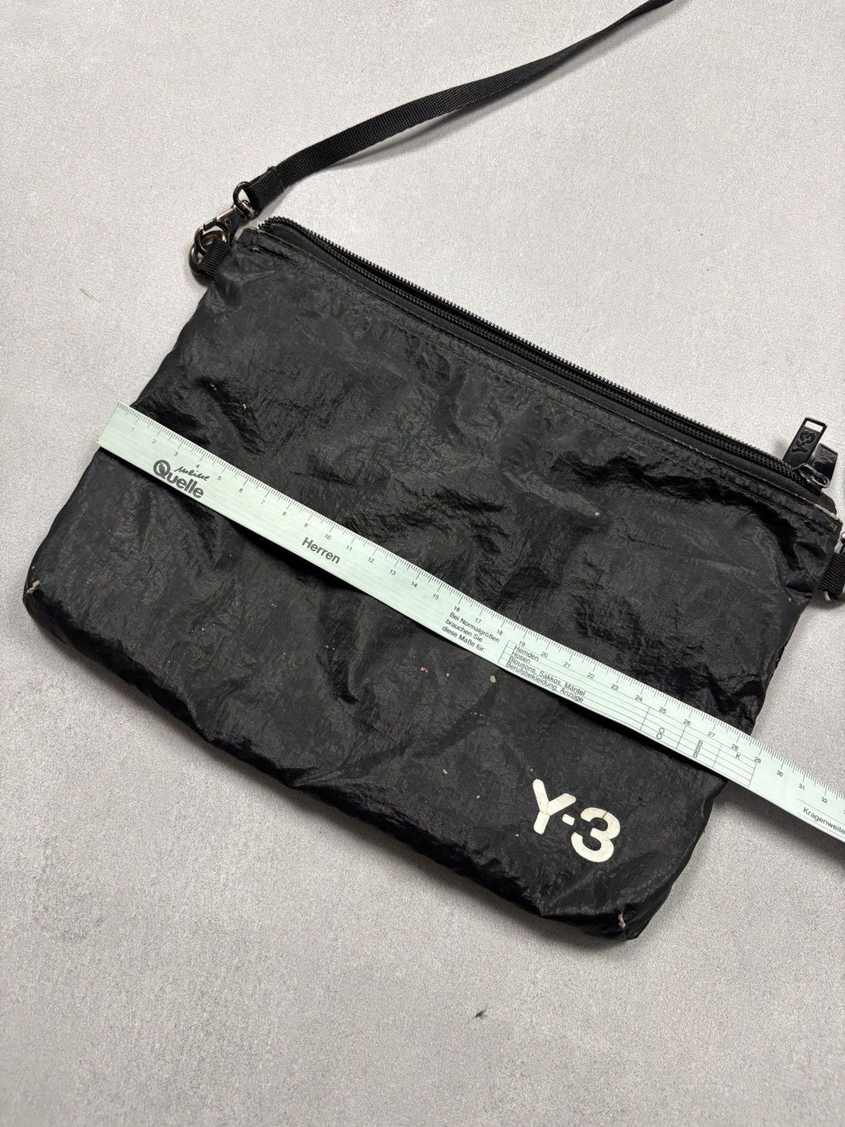 Y-3 Y-3 Yohji Yamamoto Nylon Crossbody Shoulder Bag Black Adidas Size ONE SIZE - 22 Thumbnail