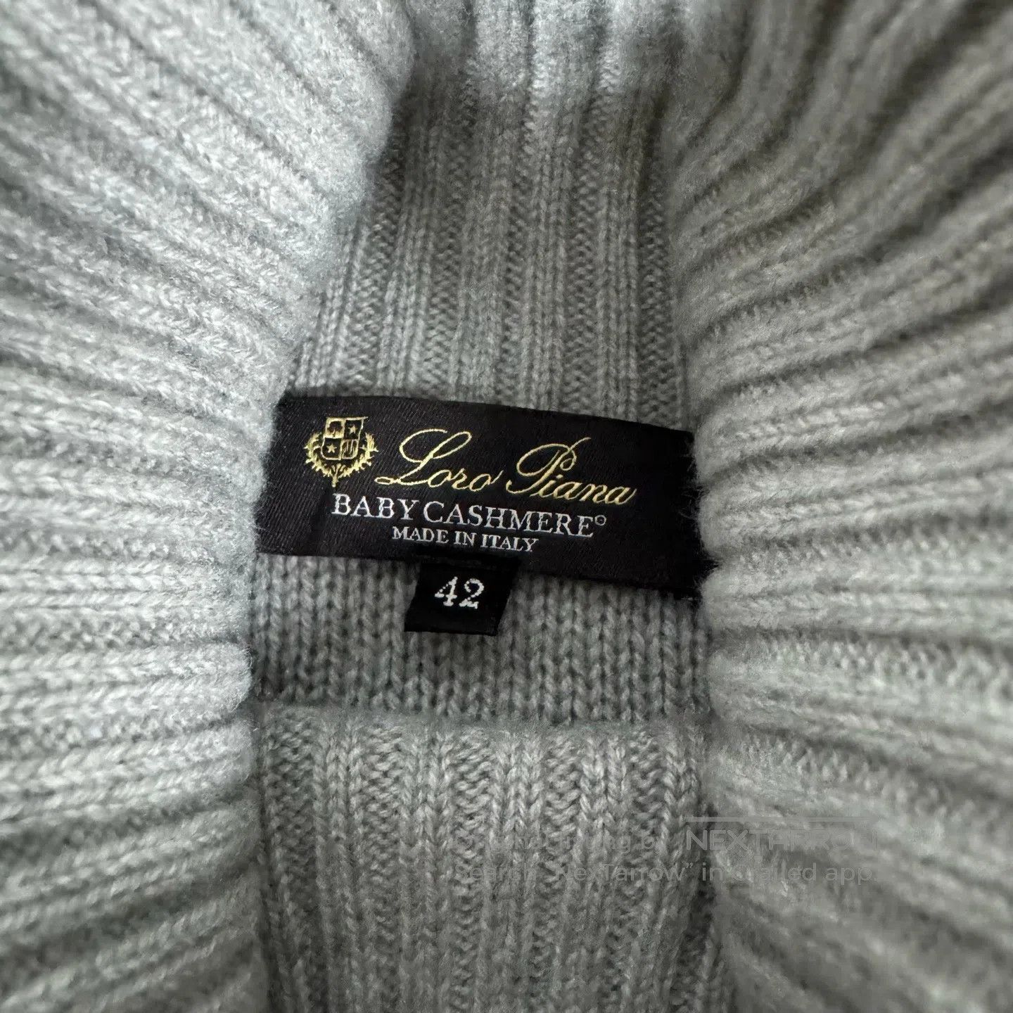 Loro Piana LORO PIANA Cashmere high-neck sweater| Size US S / EU 44-46 / 1 - 5 Thumbnail