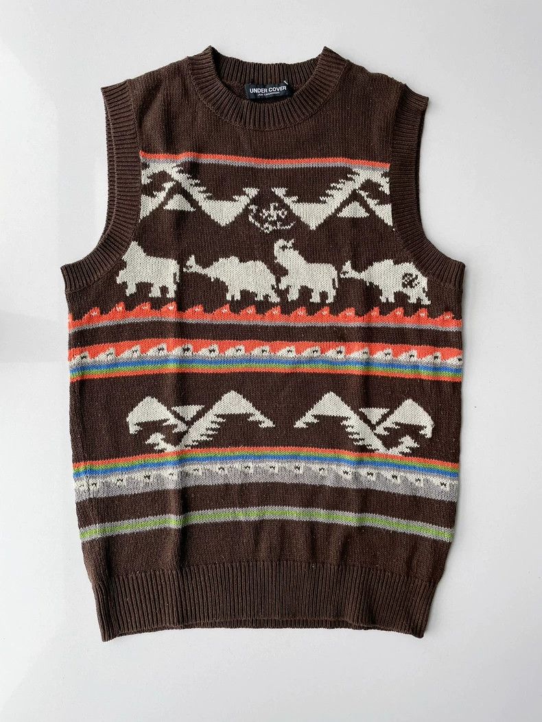 Undercover Undercover 1996 Wire Pattern Knit Vest-dmc Size US M / EU 48-50 / 2 - 1 Thumbnail