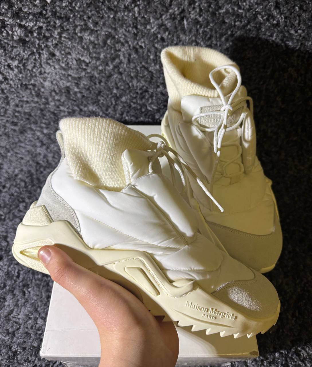 Maison Margiela Maison Margiela Future High Nylon Puffer White EU41 US8 Stea Size US 8 / EU 41 - 3 Thumbnail